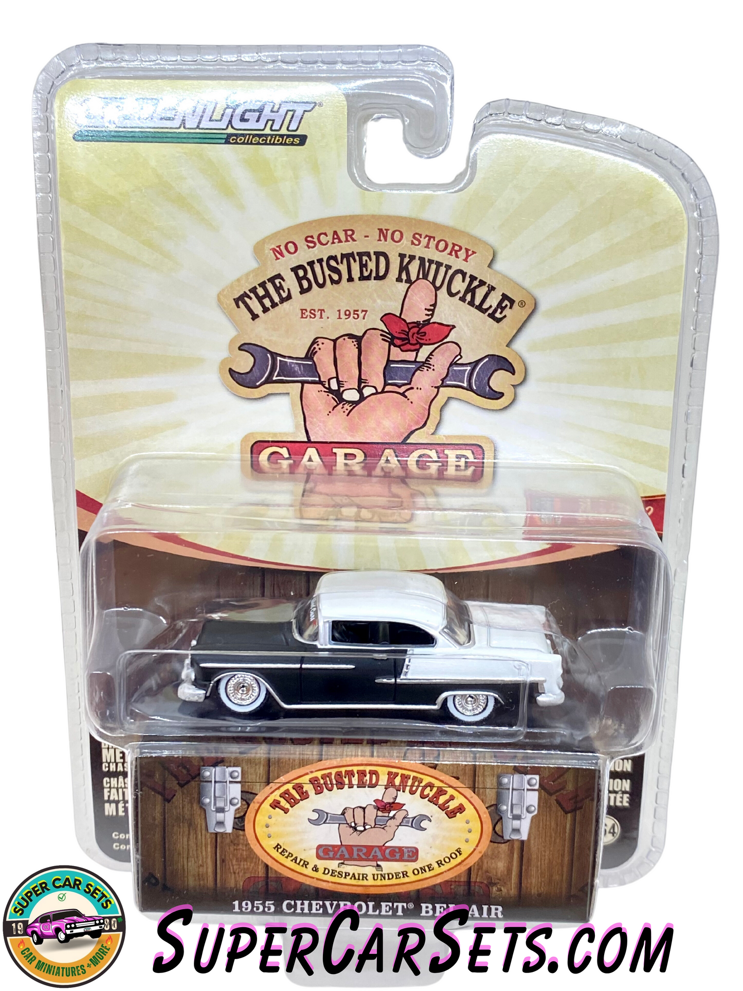 Busted Knuckle Garage - Series 2 - 1955 Chevrolet Bel Air - made by Greenlight