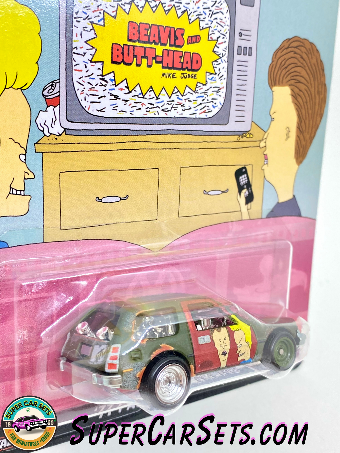 Beavis and Butt-Head - '77 Packin' Pacer - Hot Wheels Premium Pop Culture (card slithy bent)