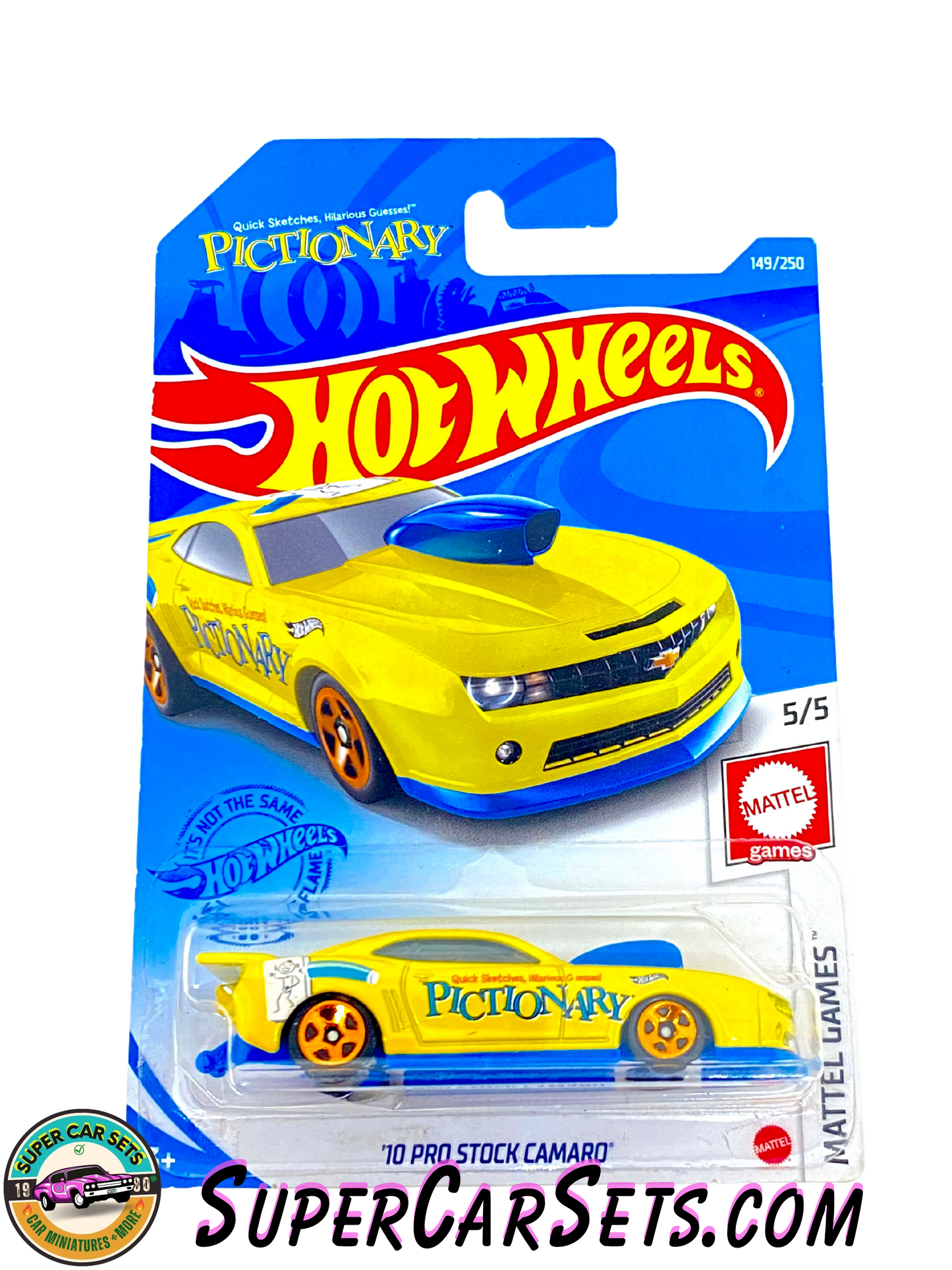 Hot Wheels - Mattel Games (5/5) ’10 Pro Stock Camaro (Pictionary)