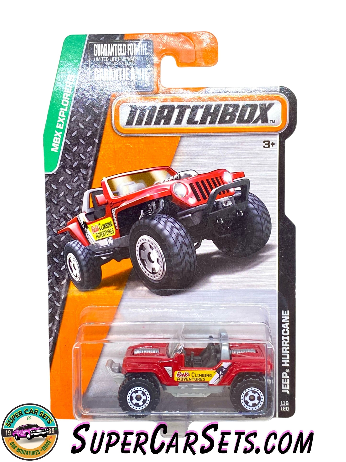 Jeep Hurricane (Rick’s Climbing Adventures) (Year launched 2015) - Matchbox MBX Explorers 2015 (116/120)