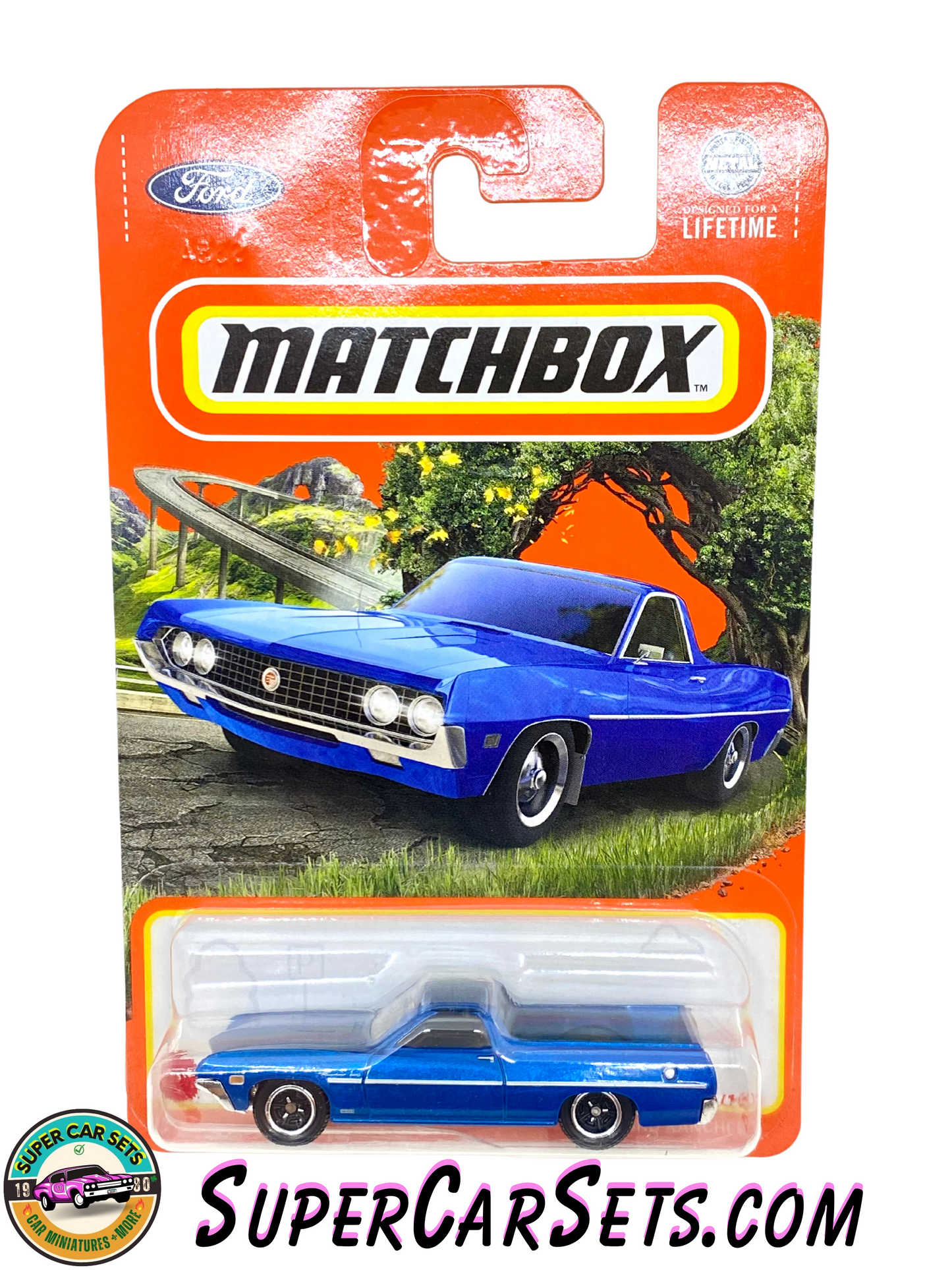 1970 Ford Ranchero (83/100) (blue colour) - Matchbox