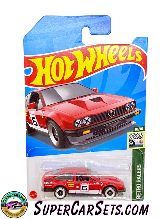 Alfa Romeo GTV6 3.0 (red colour) - Hot Wheels Retro Racers - 2023 (10/10) (185/250)