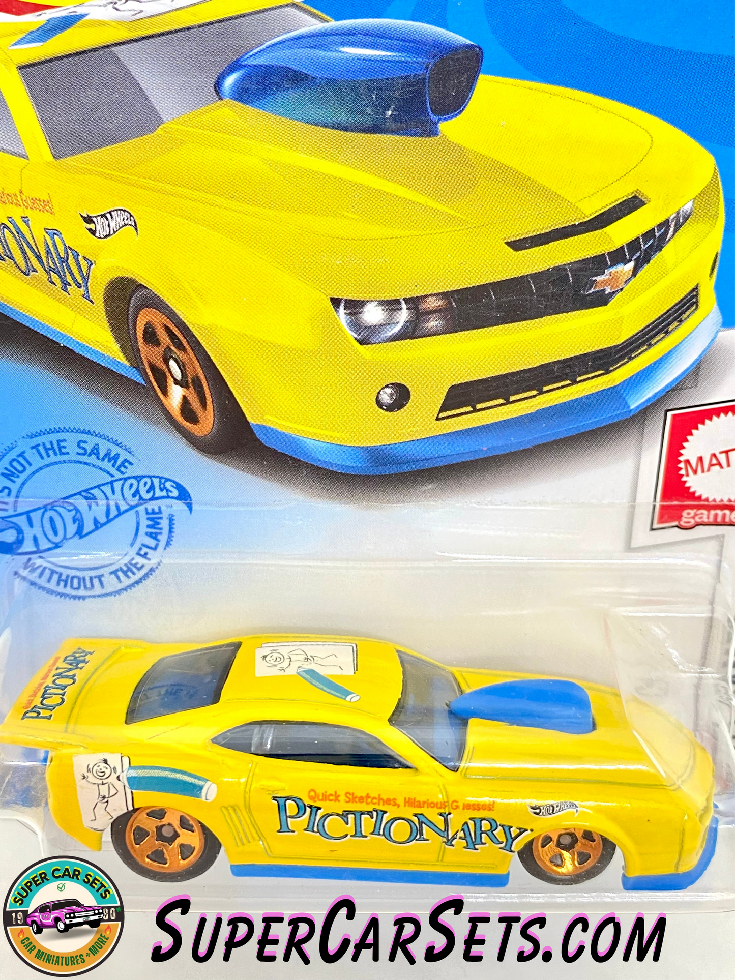 Hot Wheels - Mattel Games (5/5) ’10 Pro Stock Camaro (Pictionary)