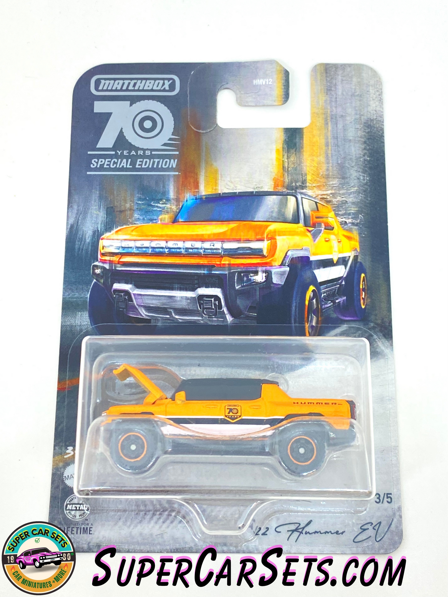 2022 Hummer EV (3/5) Matchbox Moving Parts 70 Years