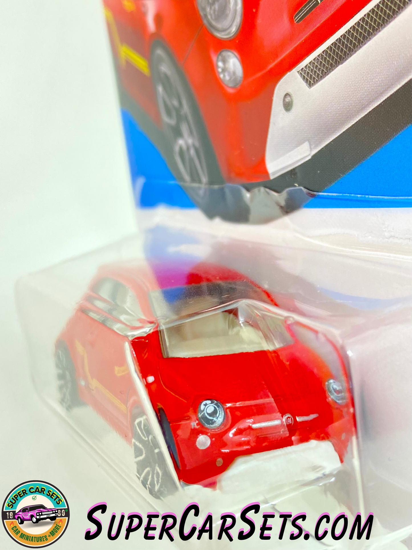 Fiat 500e (red colour) - Hot Wheels HW Green Speed 2023 (8/10) (144/250)