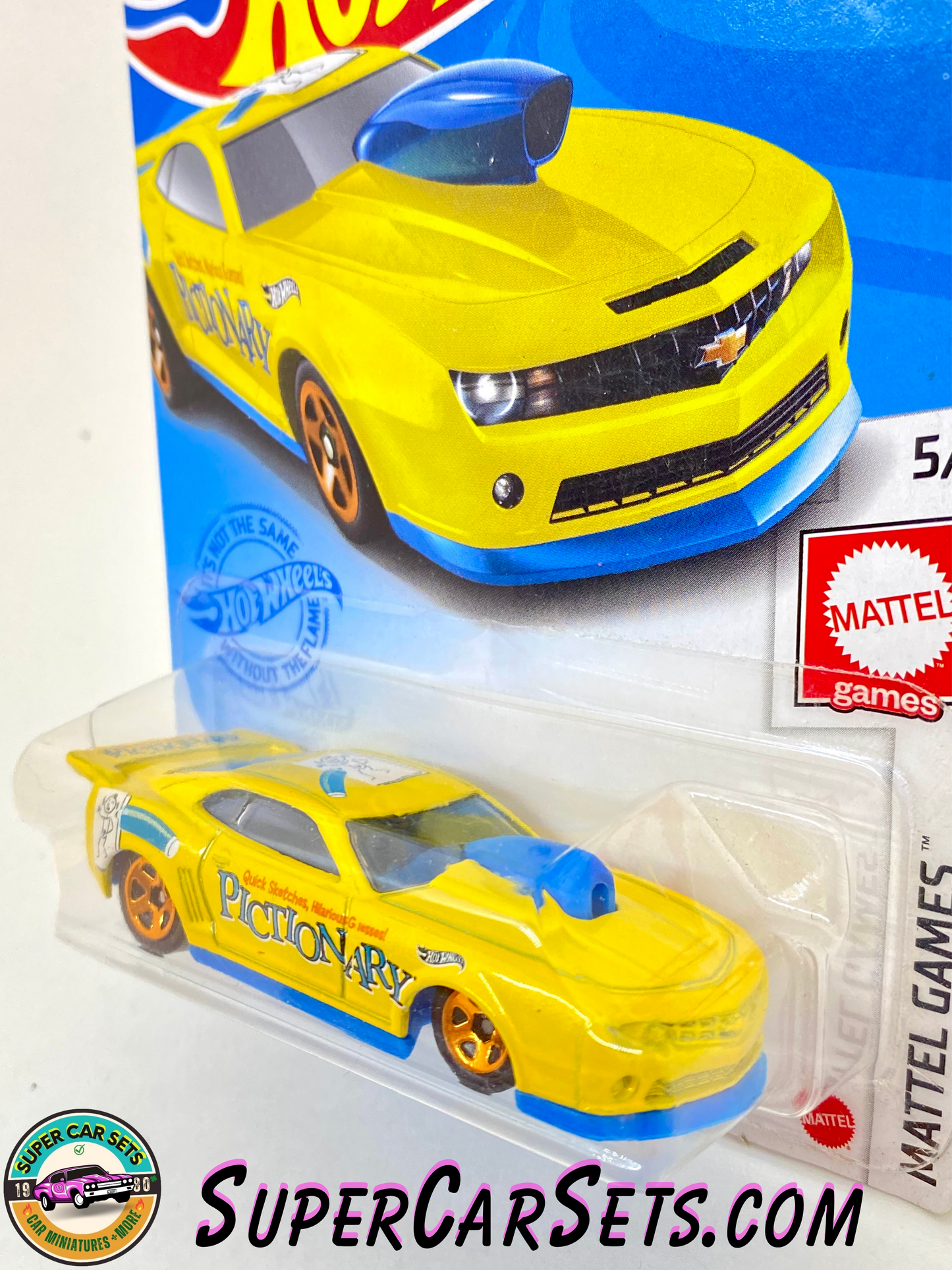 Hot Wheels - Mattel Games (5/5) ’10 Pro Stock Camaro (Pictionary)