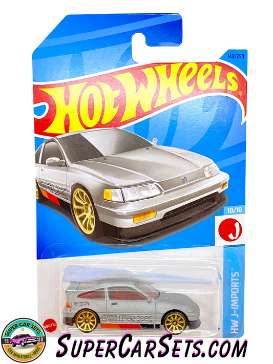 Hot Wheels ’88 Honda CR-X (silver colour) - Hot Wheels HW J-Imports (10/10) (148/250)