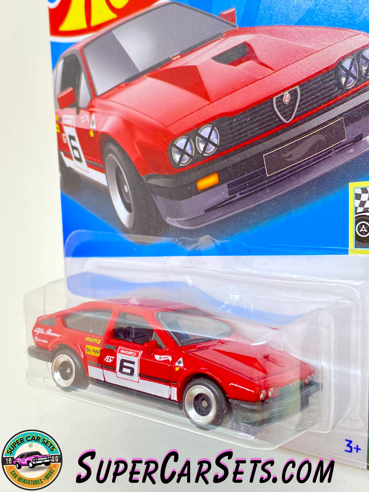 Alfa Romeo GTV6 3.0 (red colour) - Hot Wheels Retro Racers - 2023 (10/10) (185/250)