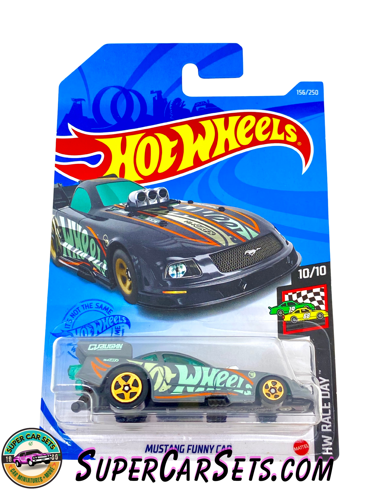 TREASURE HUNT - Mustang Funny Car - Hot Wheels HW Race Day - 2021 (156/250)