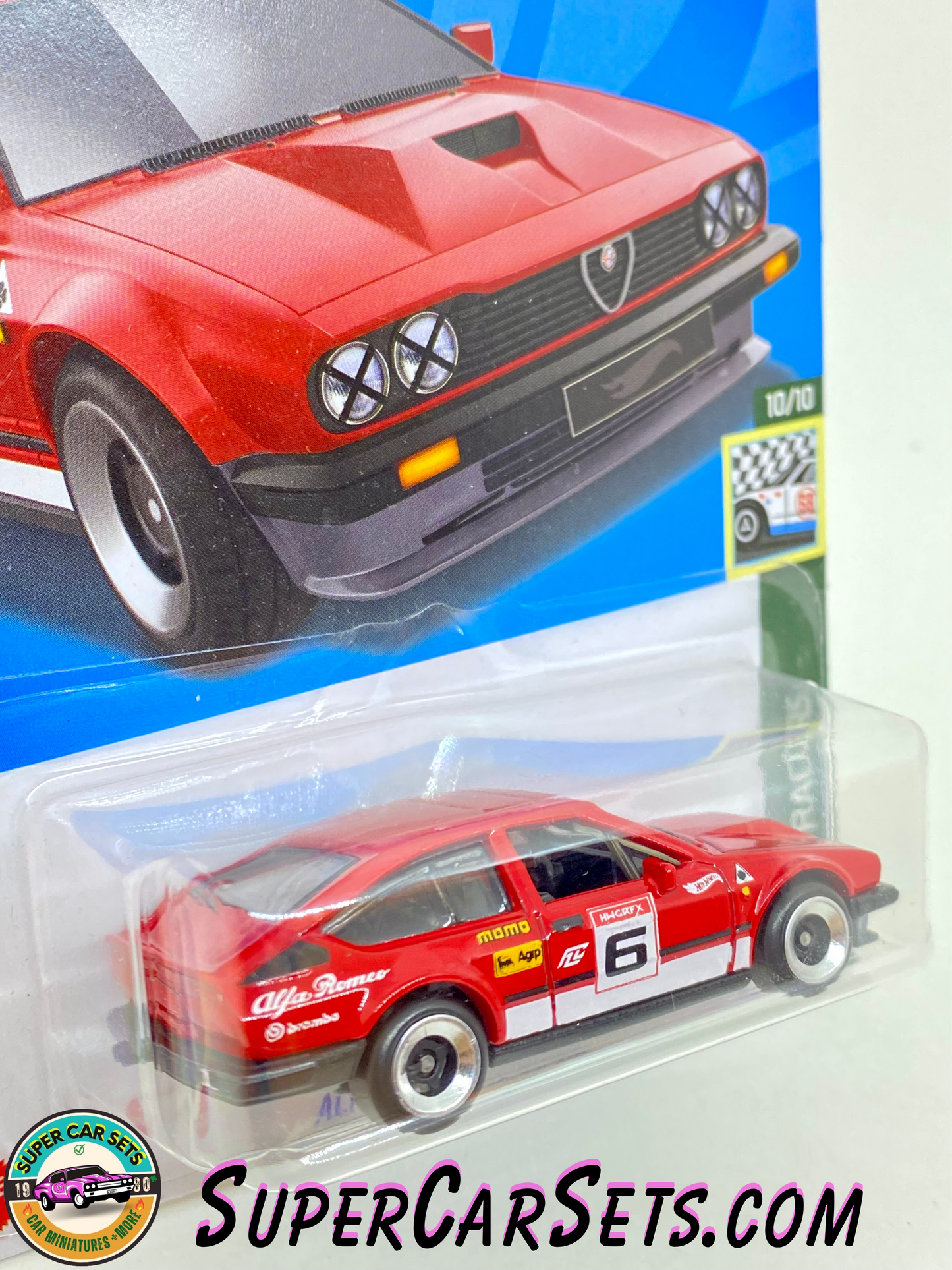 Alfa Romeo GTV6 3.0 (red colour) - Hot Wheels Retro Racers - 2023 (10/10) (185/250)