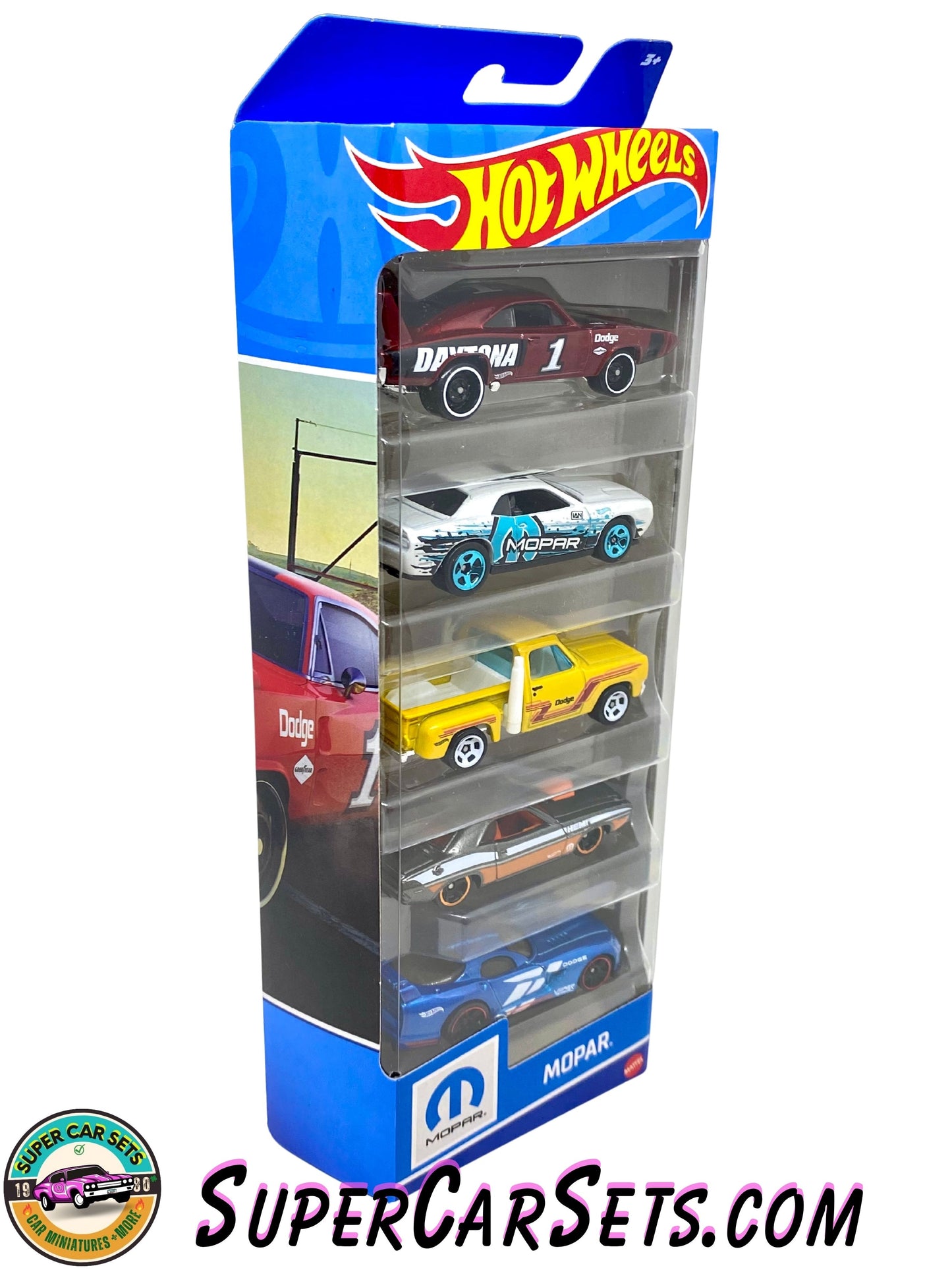 Pack de 5 Hot Wheels - Nightburnerz (avec Datsun 620 et plus)