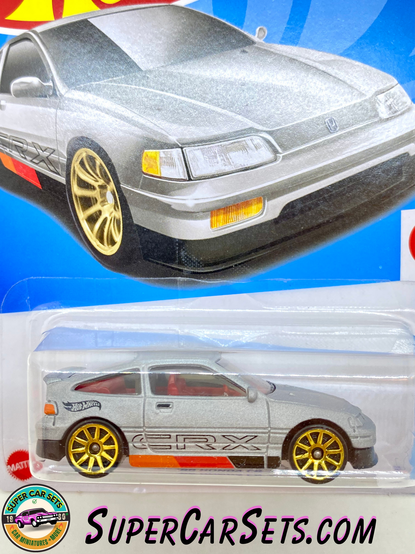 Hot Wheels ’88 Honda CR-X (silver colour) - Hot Wheels HW J-Imports (10/10) (148/250)