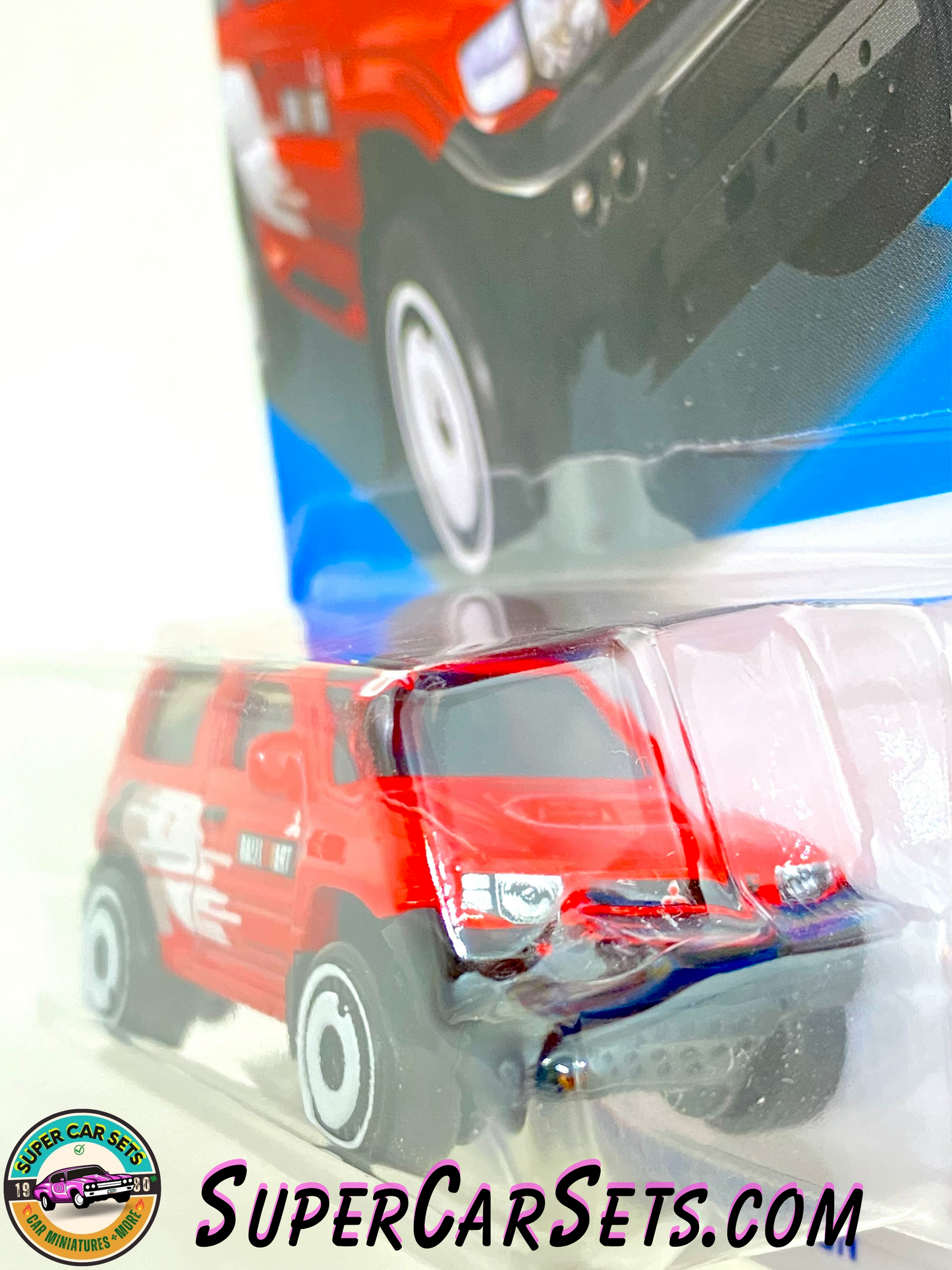 Mitsubishi Pajero Evolution (red colour) - Hot Wheels Mud Studs - 2023 (3/5) (175/250)