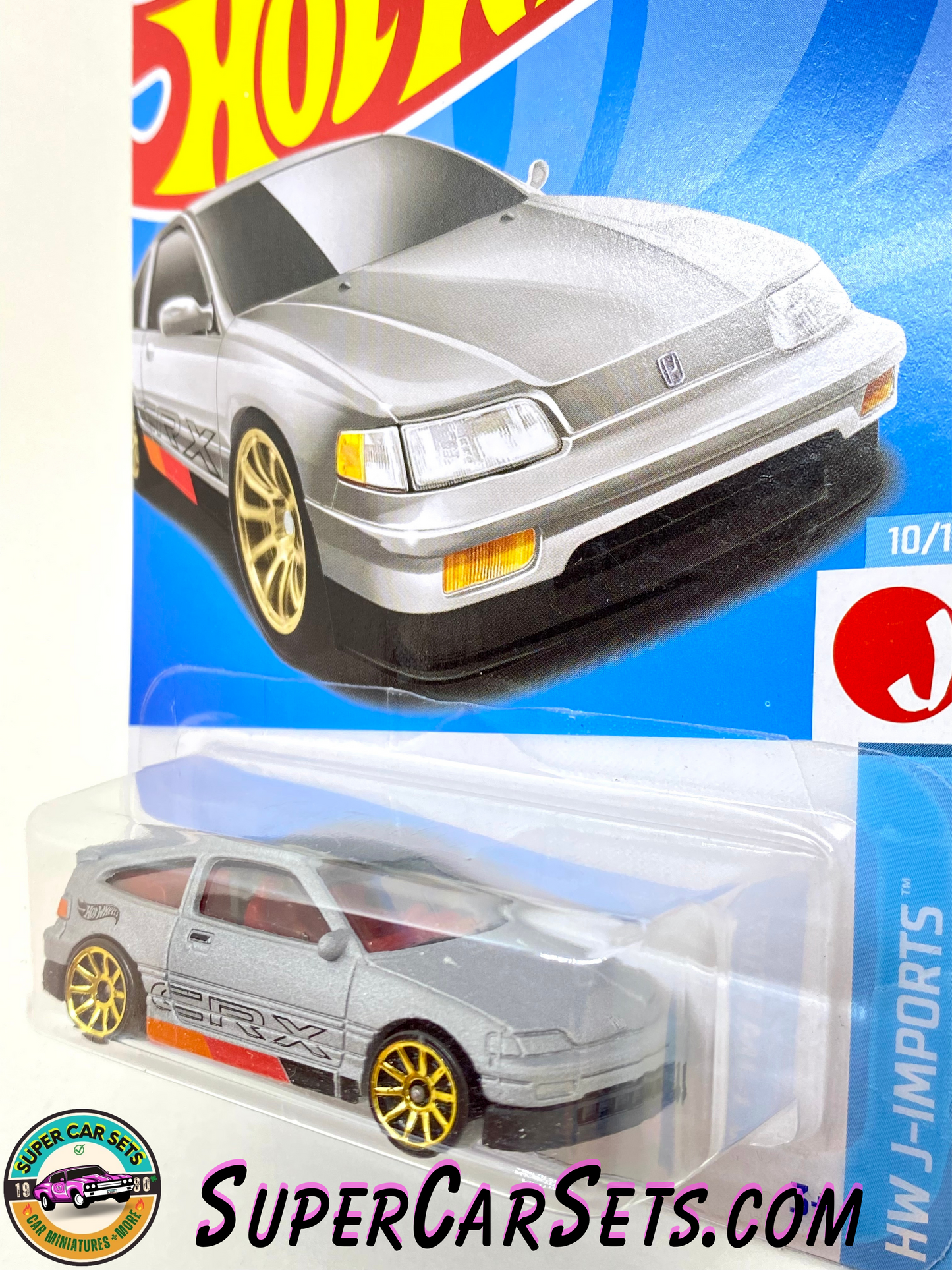 Hot Wheels ’88 Honda CR-X (silver colour) - Hot Wheels HW J-Imports (10/10) (148/250)