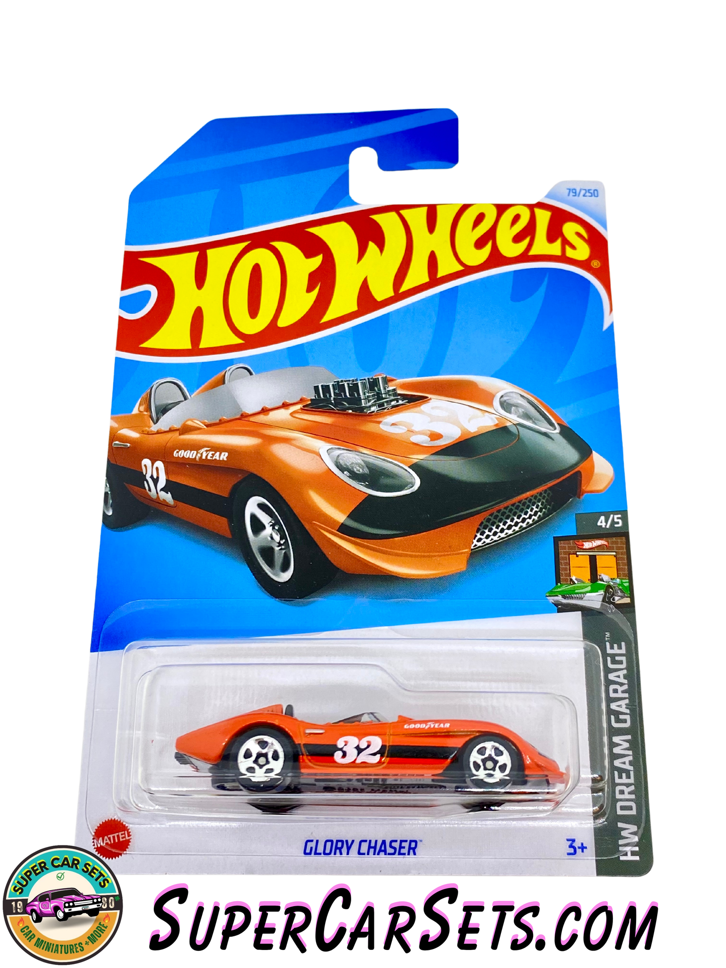 Glory Chaser (orange colour with # 32) - Hot Wheels HW Dream Garage - 2024 (4/5) (79/250)