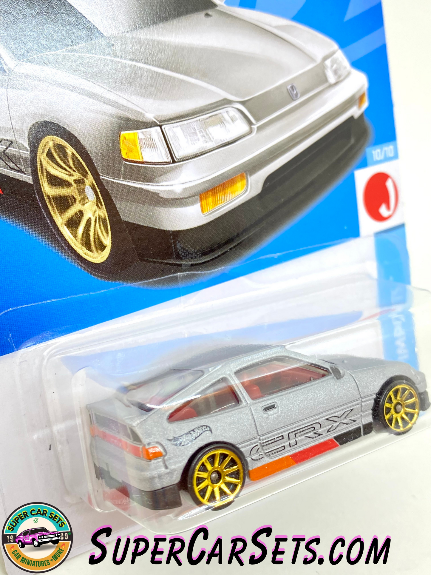 Hot Wheels ’88 Honda CR-X (silver colour) - Hot Wheels HW J-Imports (10/10) (148/250)