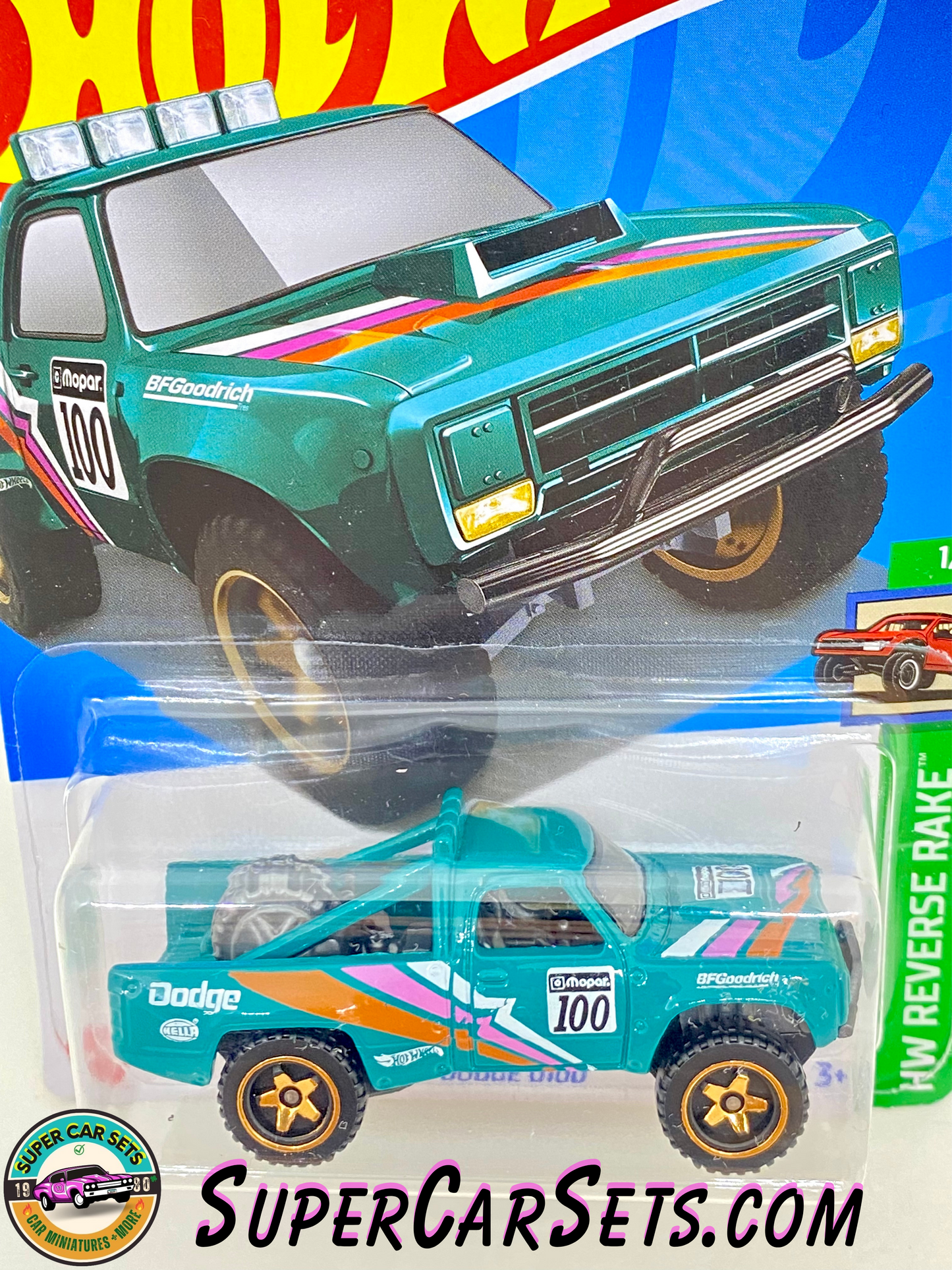 87 Dodge D100 - Hot Wheels HW Reverse Rake - 2024 (1/5) (38/250)