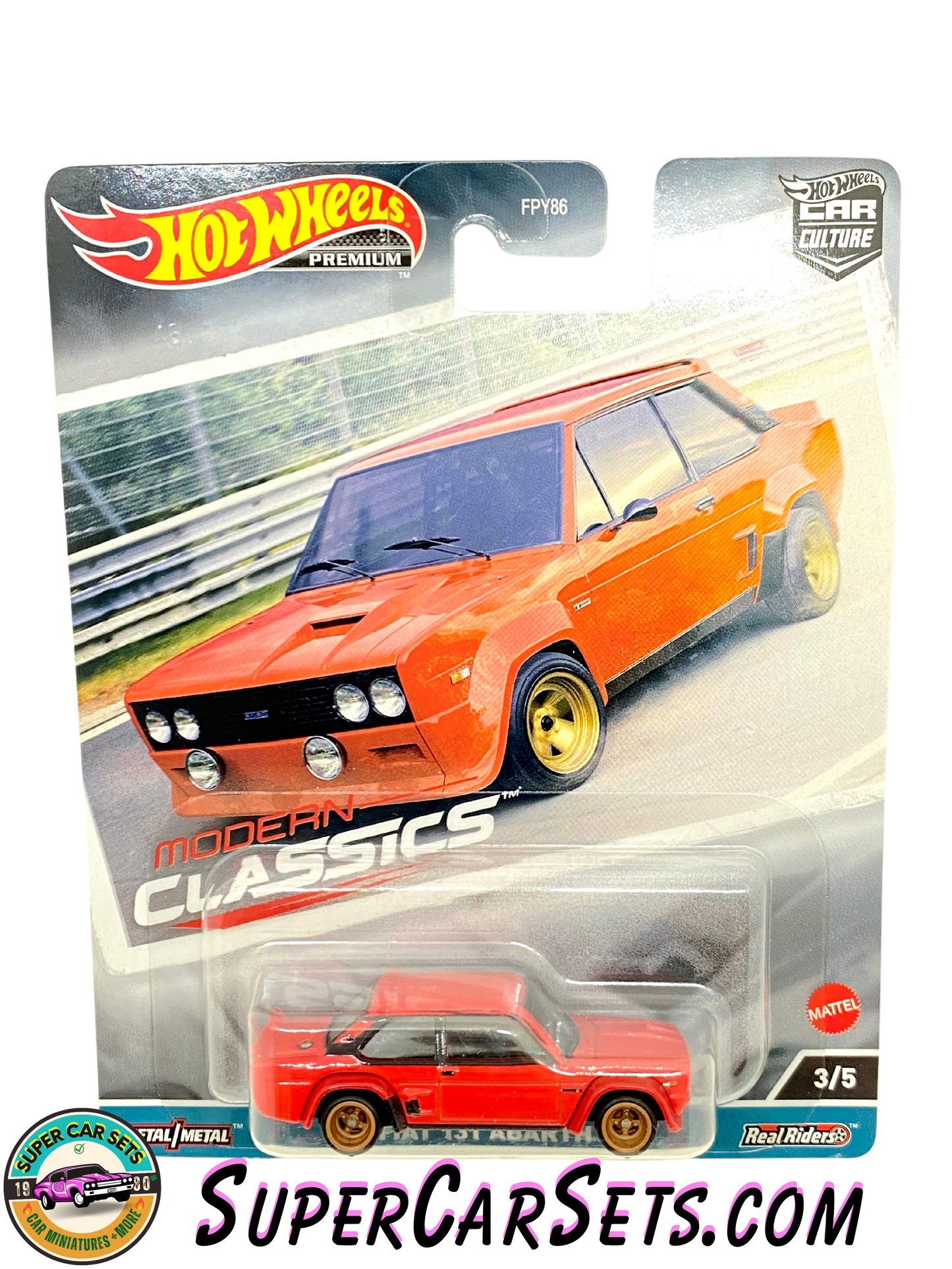 Fiat 131 Abarth - Hot Wheels Premium Car Culture Modern Classics (3/5)