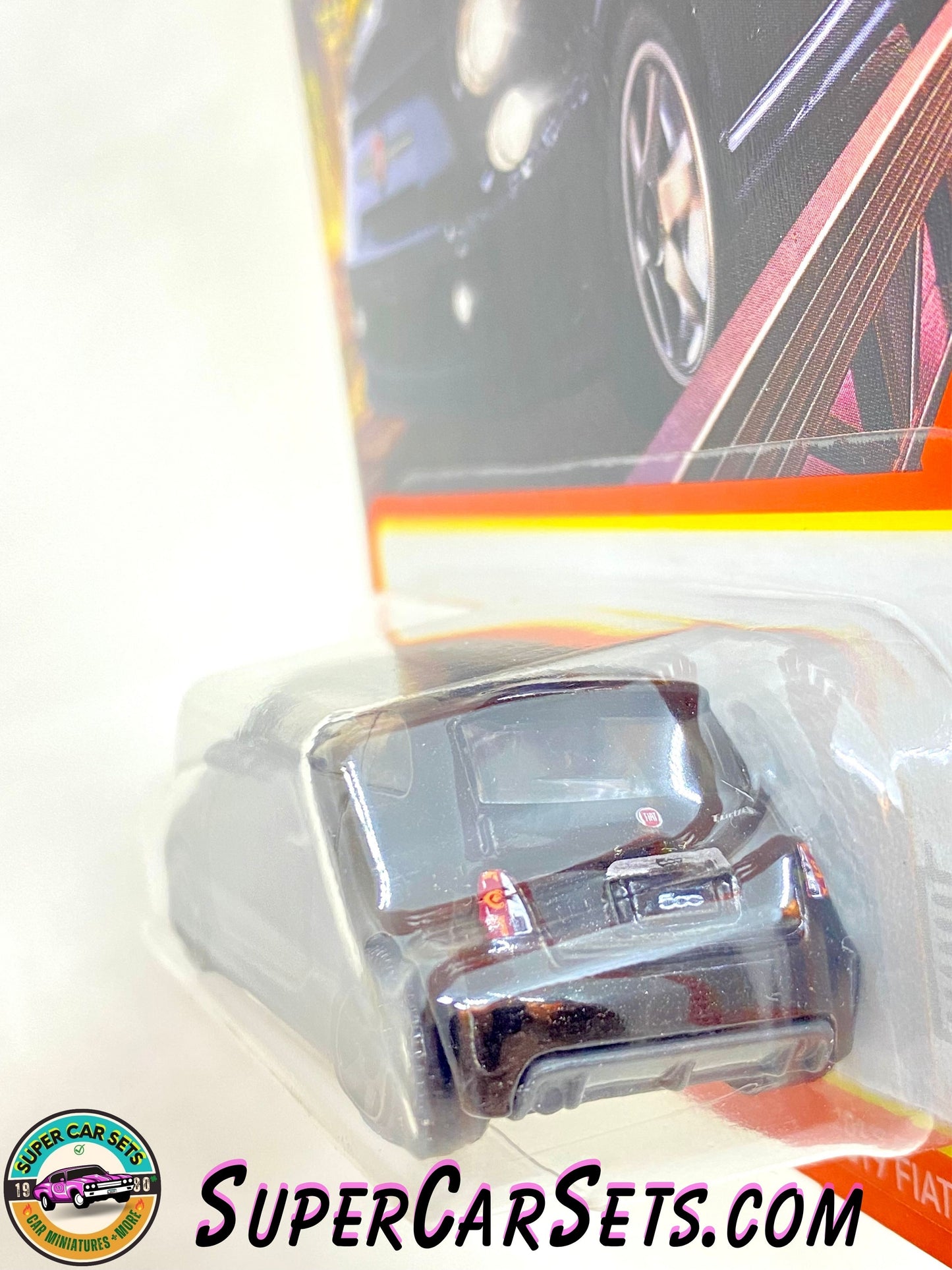 2019 Fiat 500 Turbo (black colour) (16/100) - Matchbox