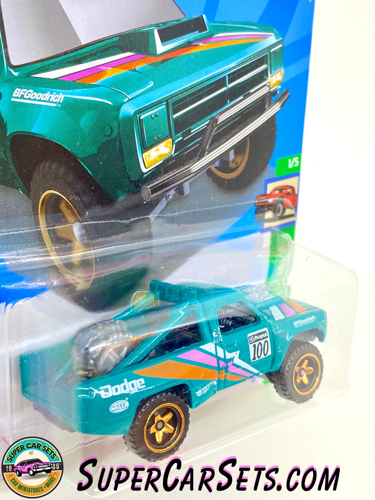 87 Dodge D100 - Hot Wheels HW Reverse Rake - 2024 (1/5) (38/250)