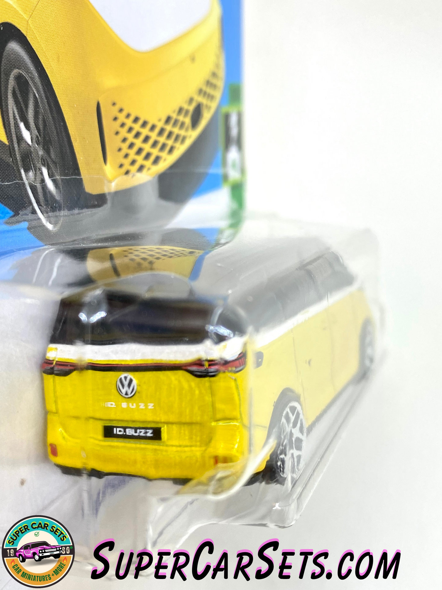 Volkswagen ID. Buzz (yellow colour) - Hot Wheels HW Green Speed 2023 (10/10) (173/250) (blister slightly bent)