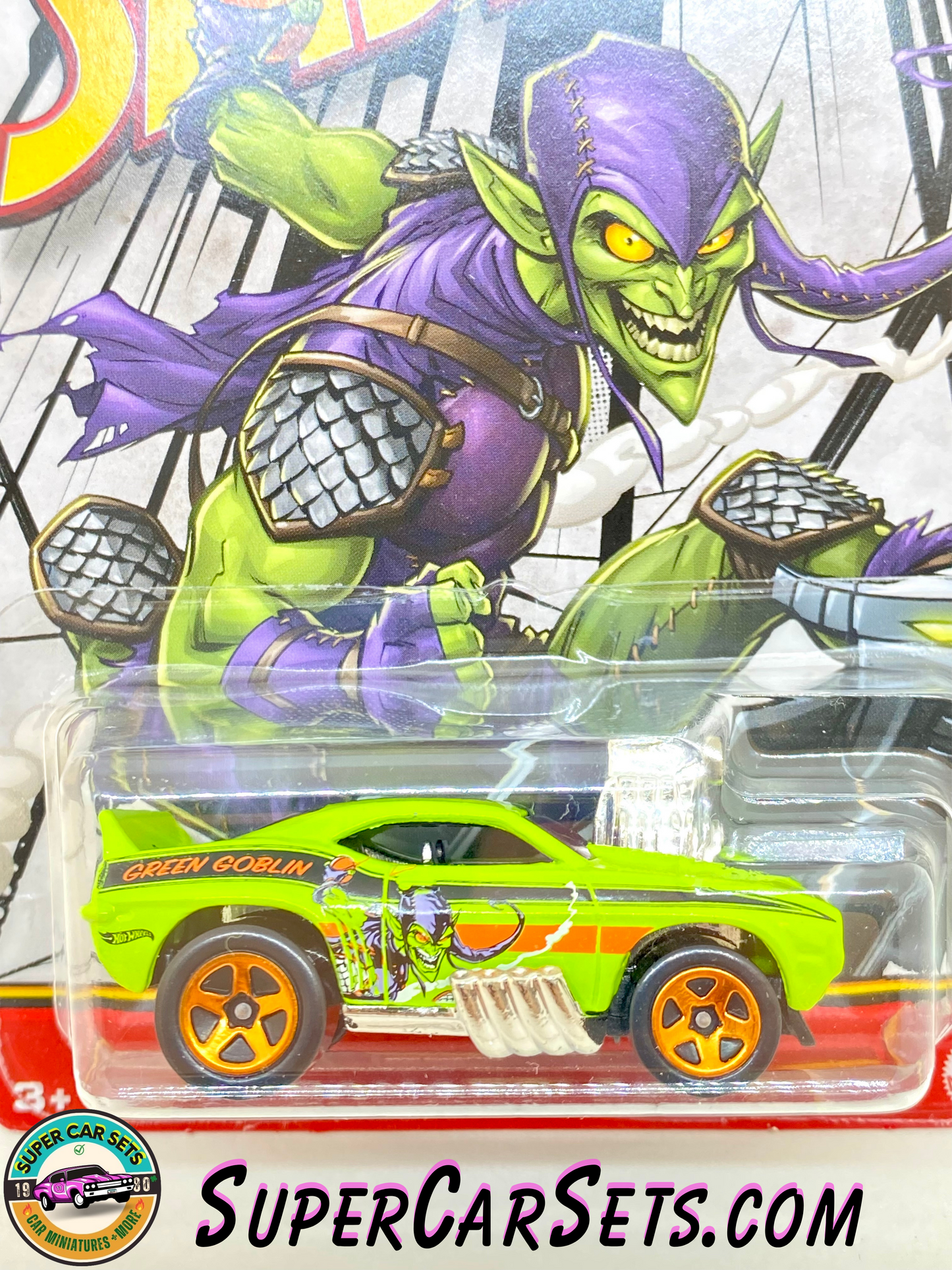 Marvel Spider-Man (4/5) Green Goblin - Camaro Z28 Hot Wheels