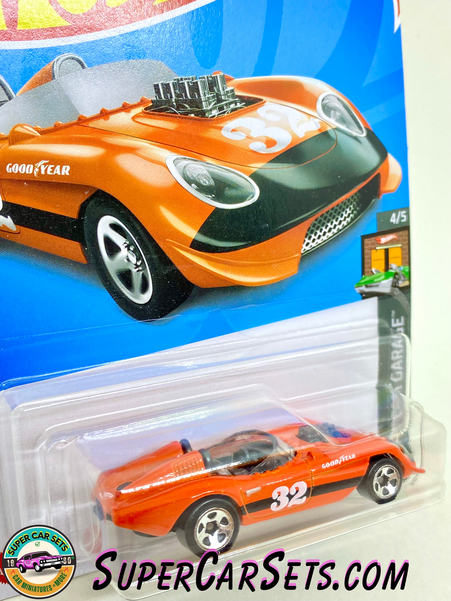 Glory Chaser (orange colour with # 32) - Hot Wheels HW Dream Garage - 2024 (4/5) (79/250)