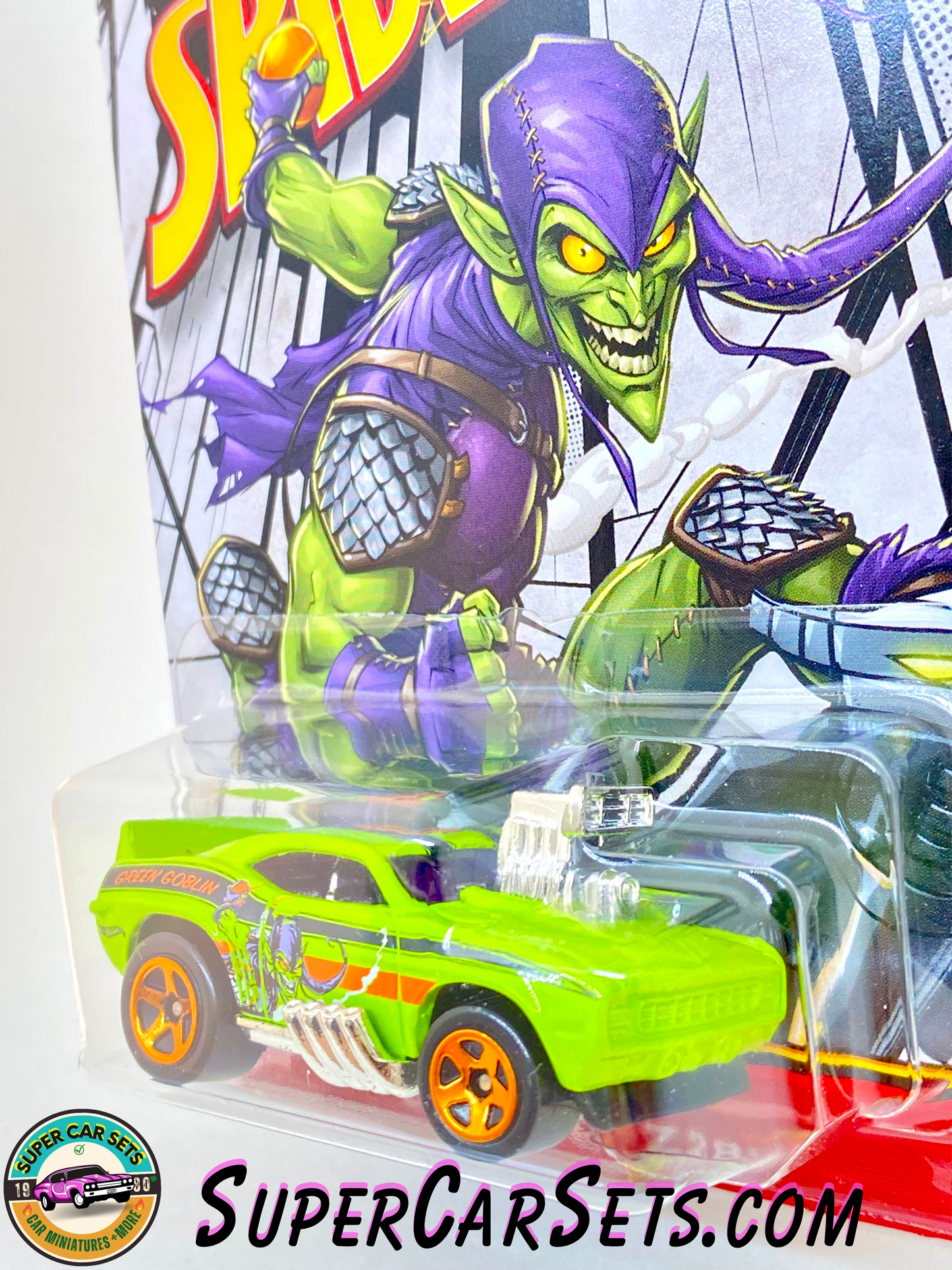 Marvel Spider-Man (4/5) Green Goblin - Camaro Z28 Hot Wheels