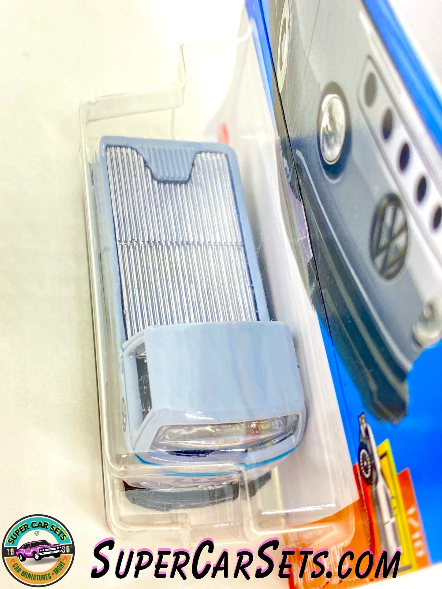 Volkswagen T2 Pickup - Hot Wheels HW Hot Trucks - 2024 (1/10) (42/250) (light grey with blue stripe)