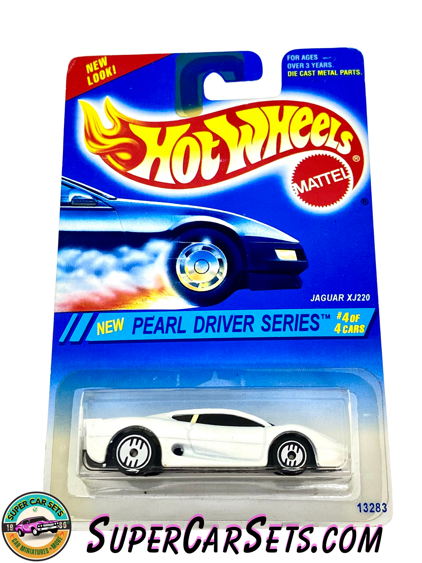 Hot Wheels (VINTAGE) (Year launched 1995) - Pearl Driver Series  (4/4) Jaguar XJ220 (#296)