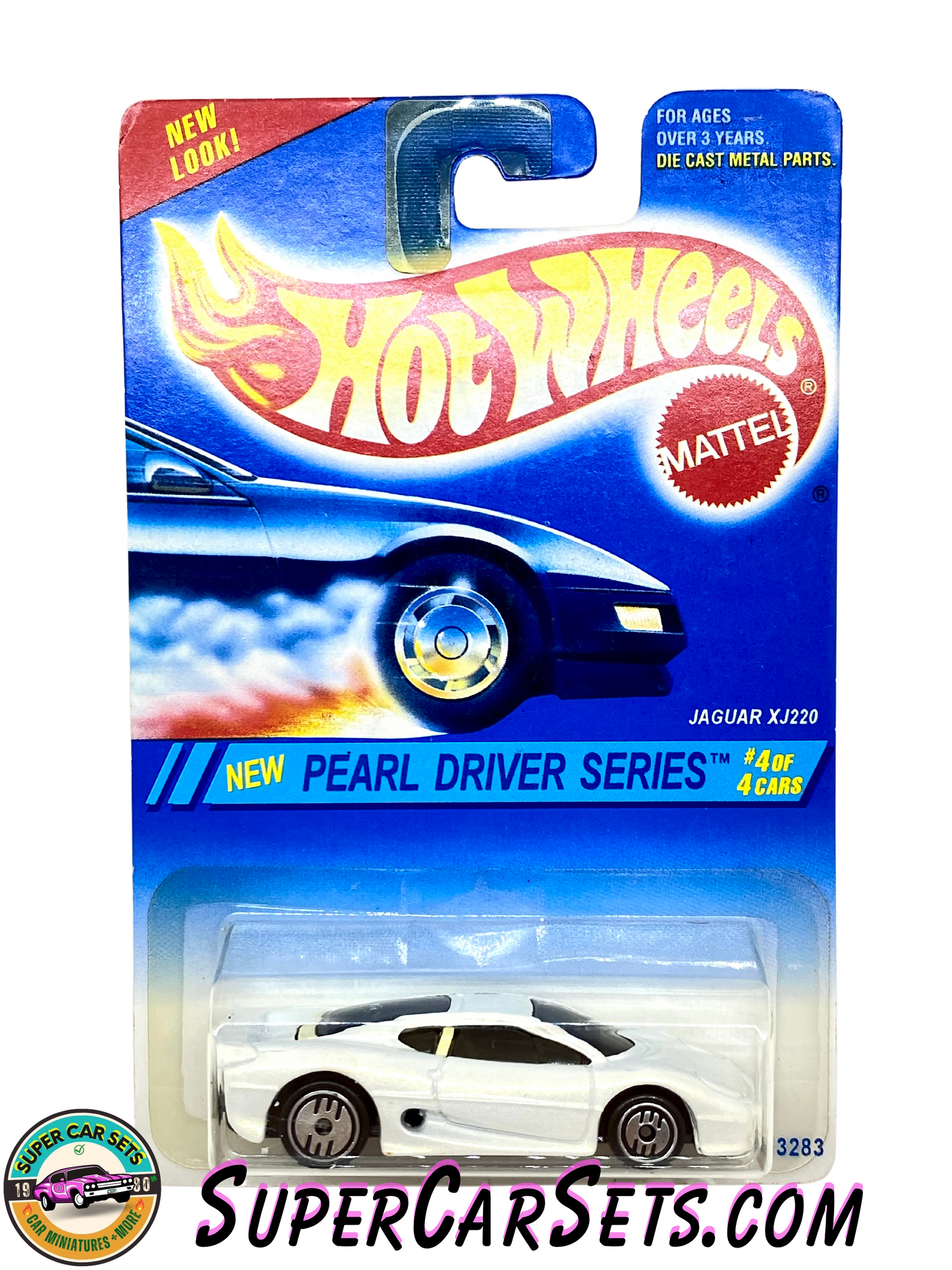 Hot Wheels (VINTAGE) (Year launched 1995) - Pearl Driver Series  (4/4) Jaguar XJ220 (#296)