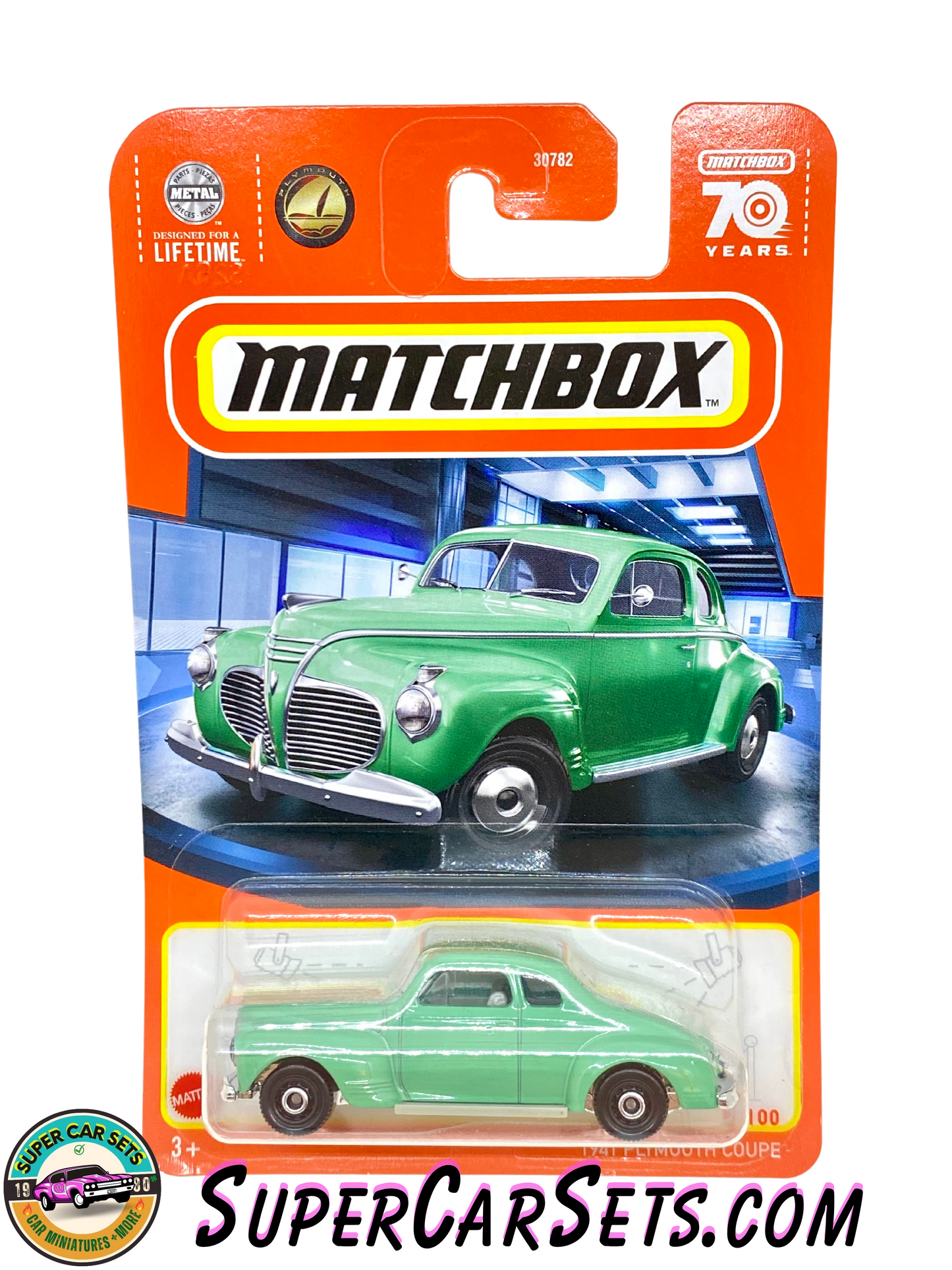 1941 Plymouth Coupe (8/100) (green colour) - Matchbox