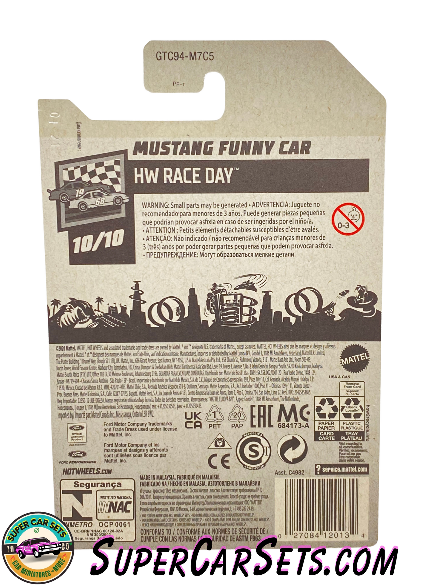 TREASURE HUNT - Mustang Funny Car - Hot Wheels HW Race Day - 2021 (156/250)