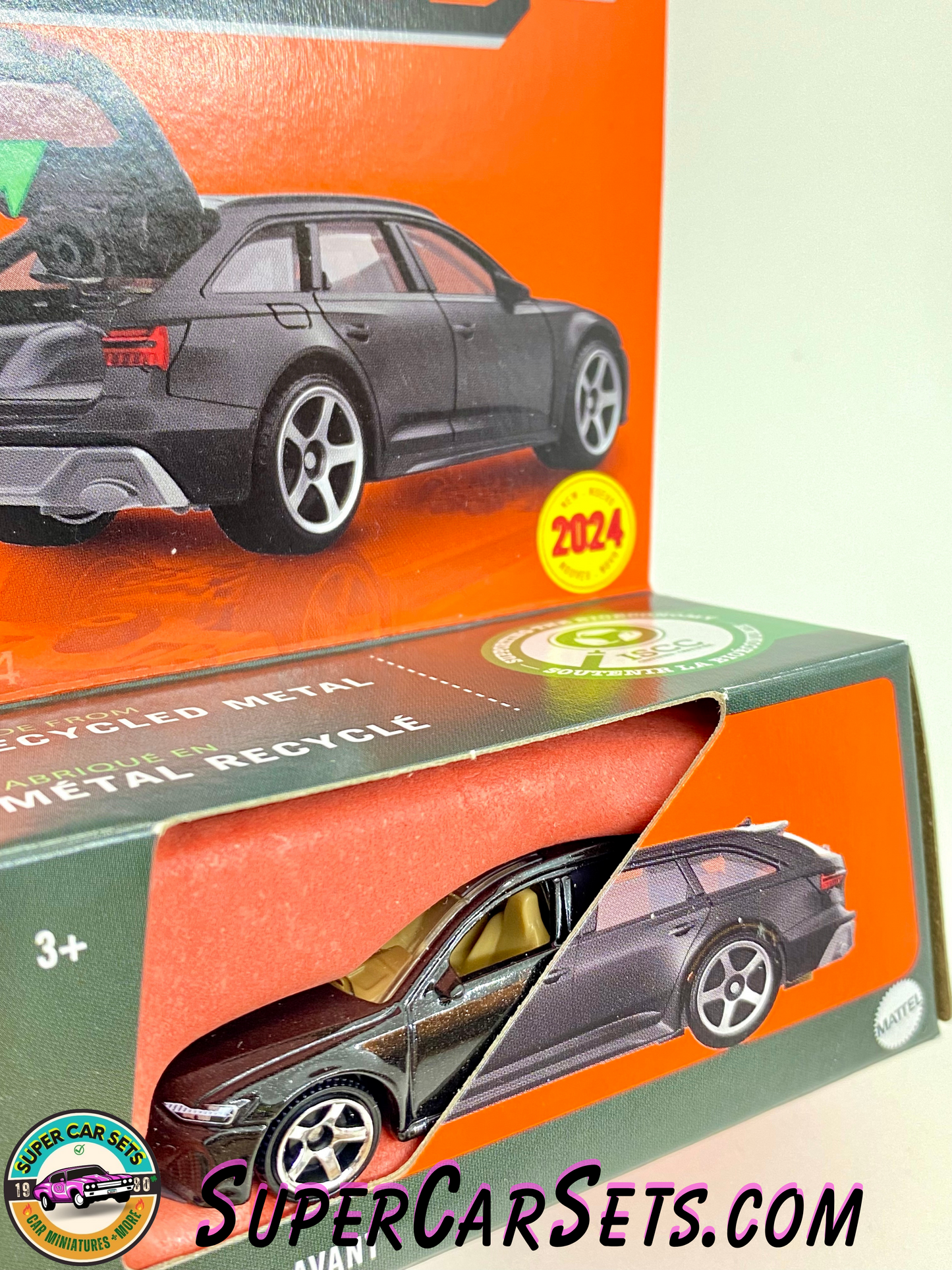 2023 Audi RS 6 Avant (black colour) - Matchbox Moving Parts