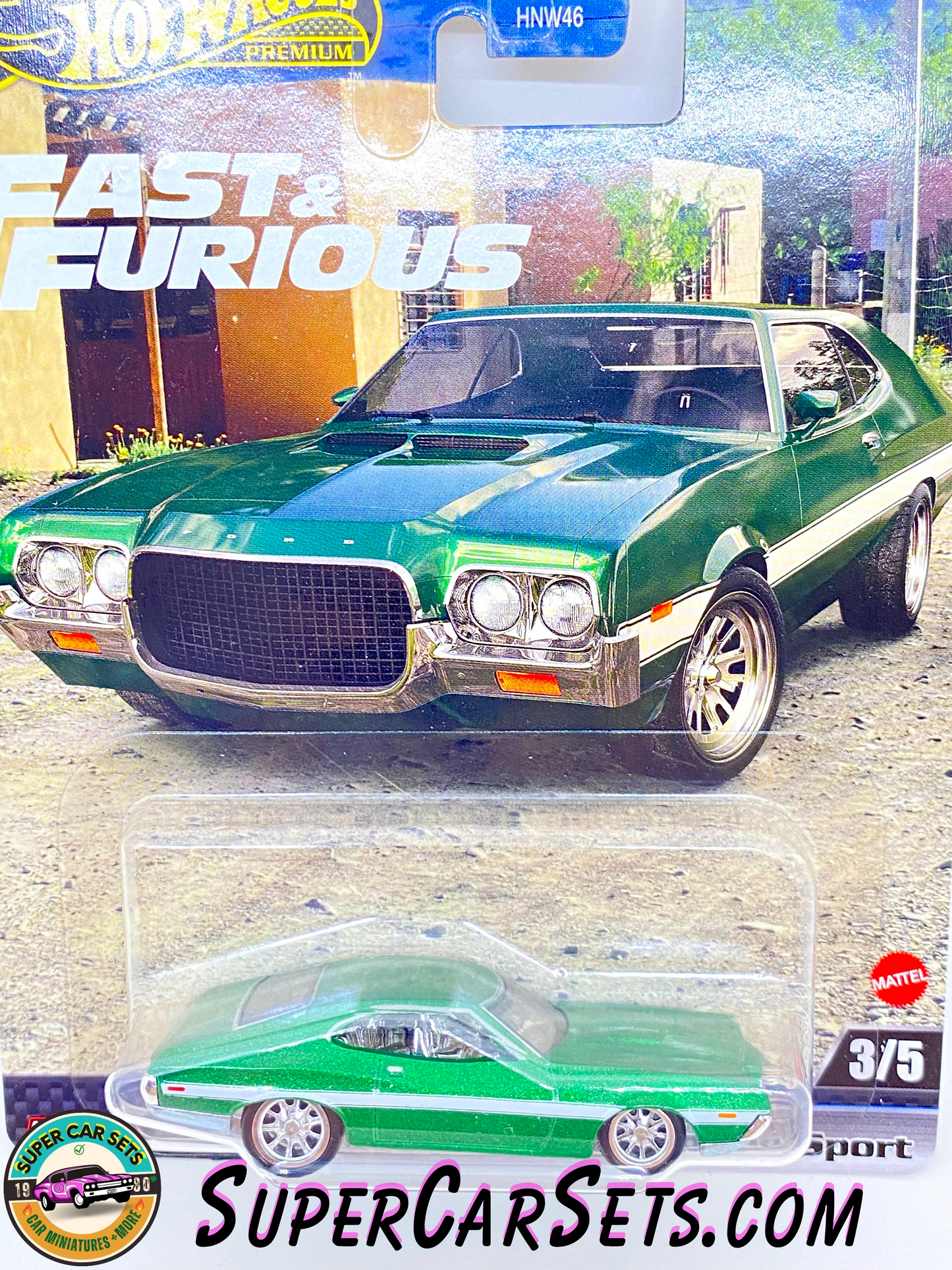 1972 Ford Gran Torino Sport - Hot Wheels Premium Fast and Furious 2024 (3/5)