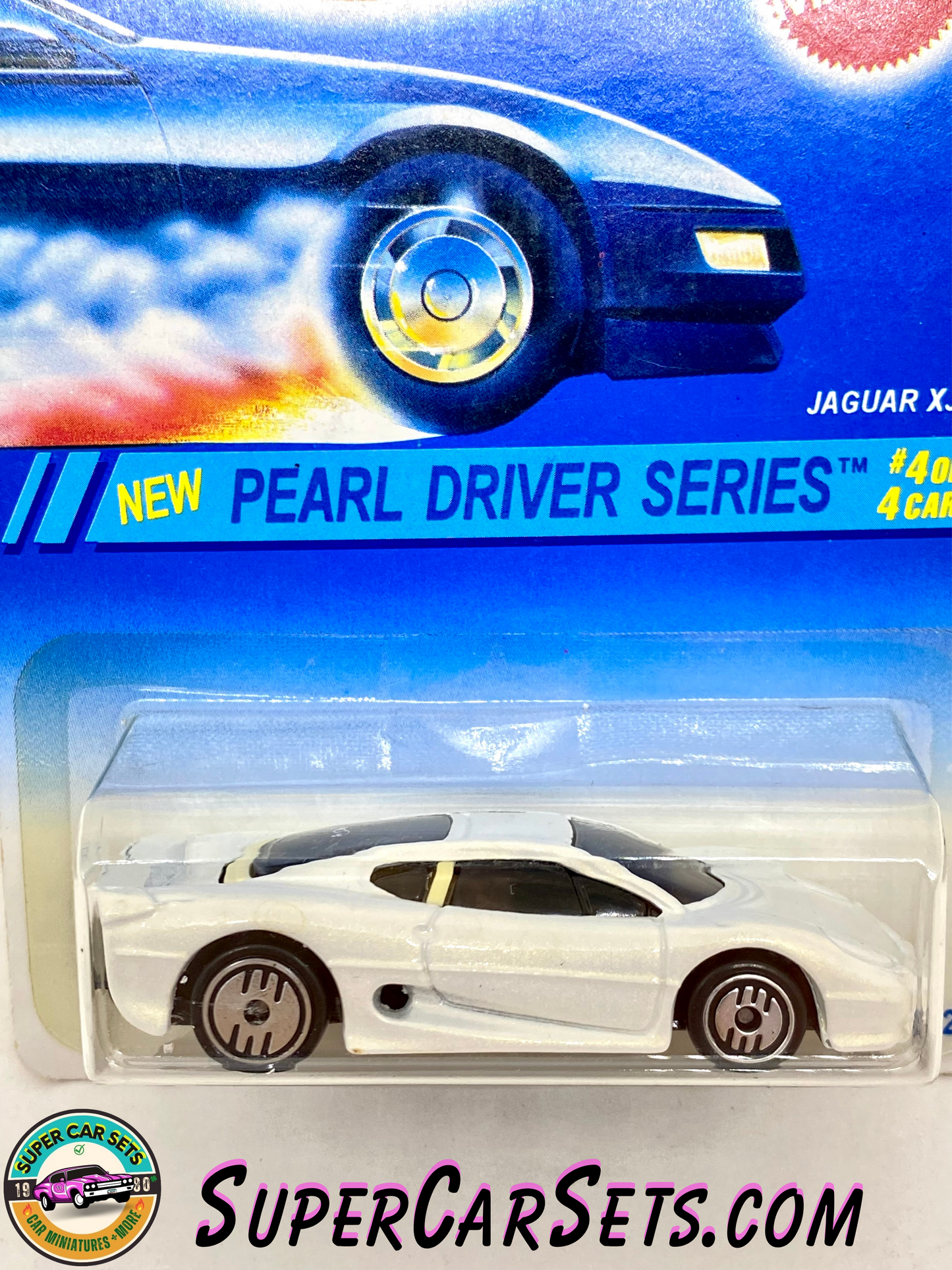 Hot Wheels (VINTAGE) (Year launched 1995) - Pearl Driver Series  (4/4) Jaguar XJ220 (#296)