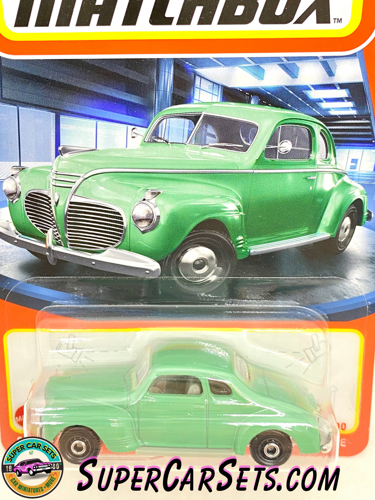 1941 Plymouth Coupe (8/100) (green colour) - Matchbox