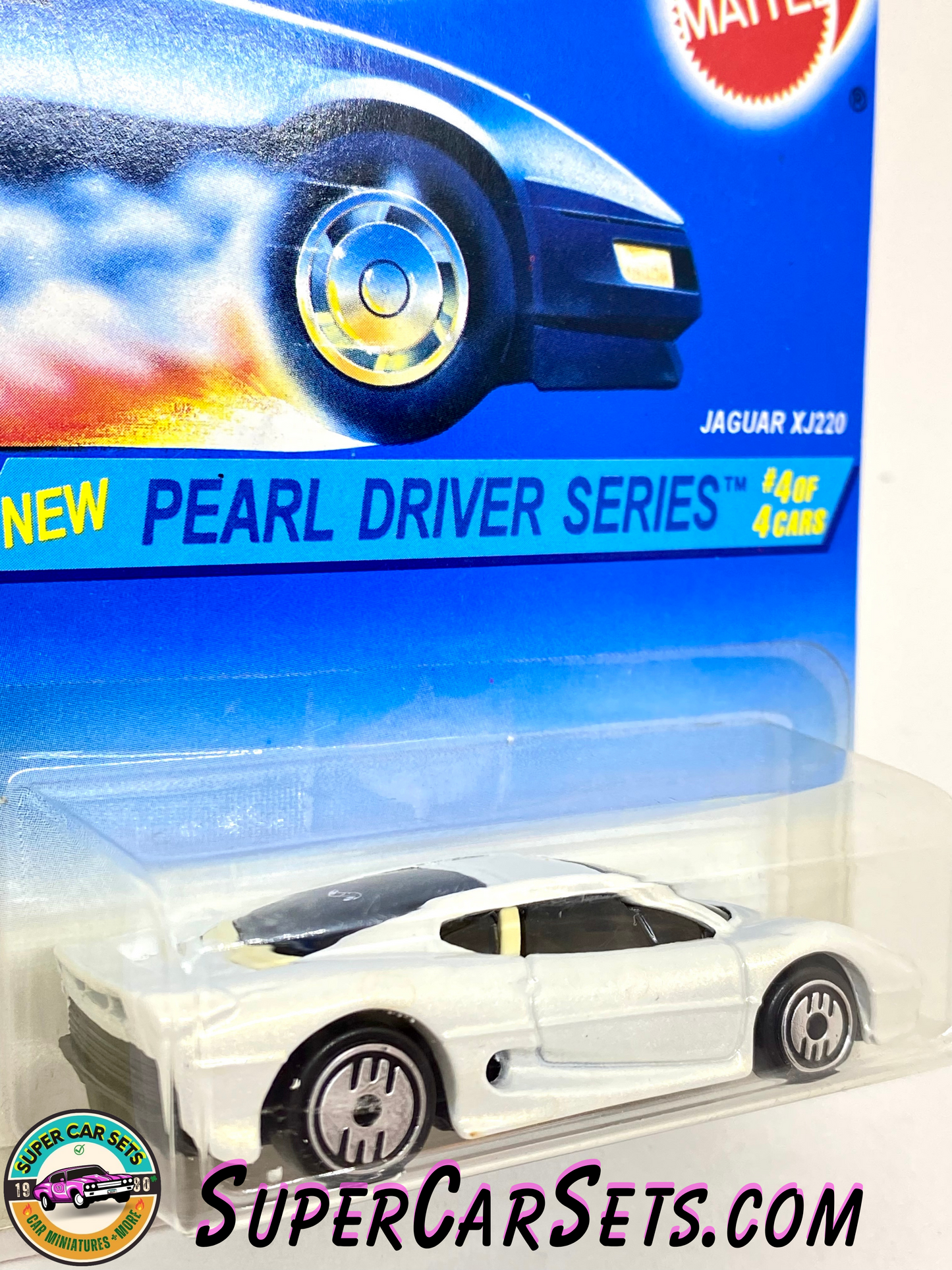 Hot Wheels (VINTAGE) (Year launched 1995) - Pearl Driver Series  (4/4) Jaguar XJ220 (#296)