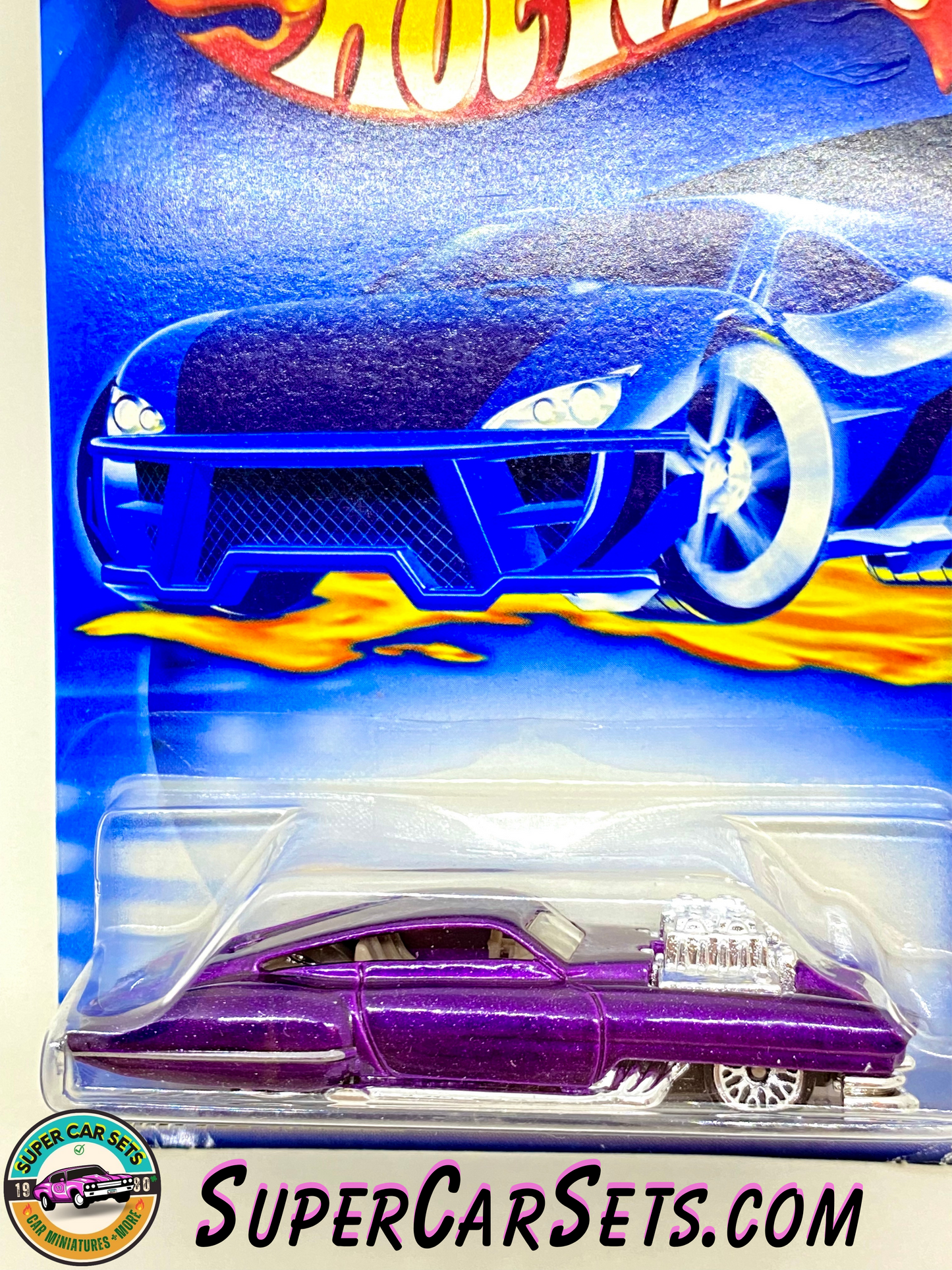 Hot Wheels (VINTAGE) (Year launched 2001) - Evil Twin (purple colour) (16/36) (#28747) (card aged)