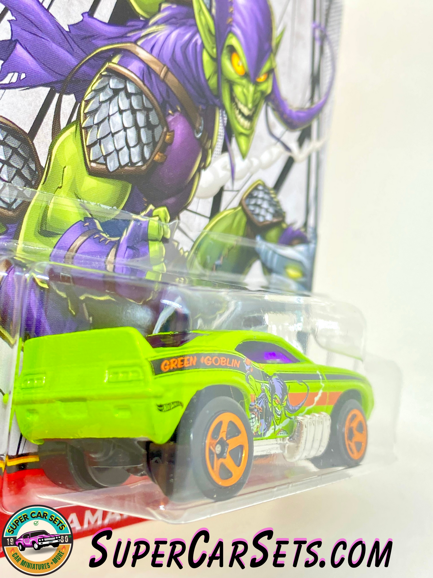 Marvel Spider-Man (4/5) Green Goblin - Camaro Z28 Hot Wheels