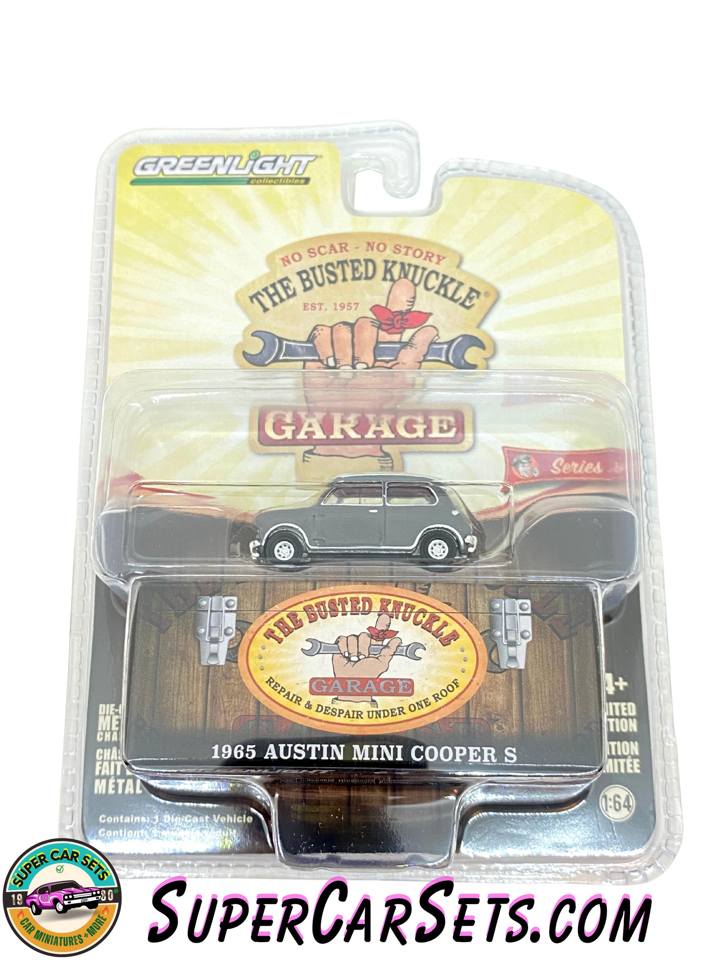 Busted Knuckle Garage - Series 2 - 1965 Austin Mini Cooper S - made by Greenlight