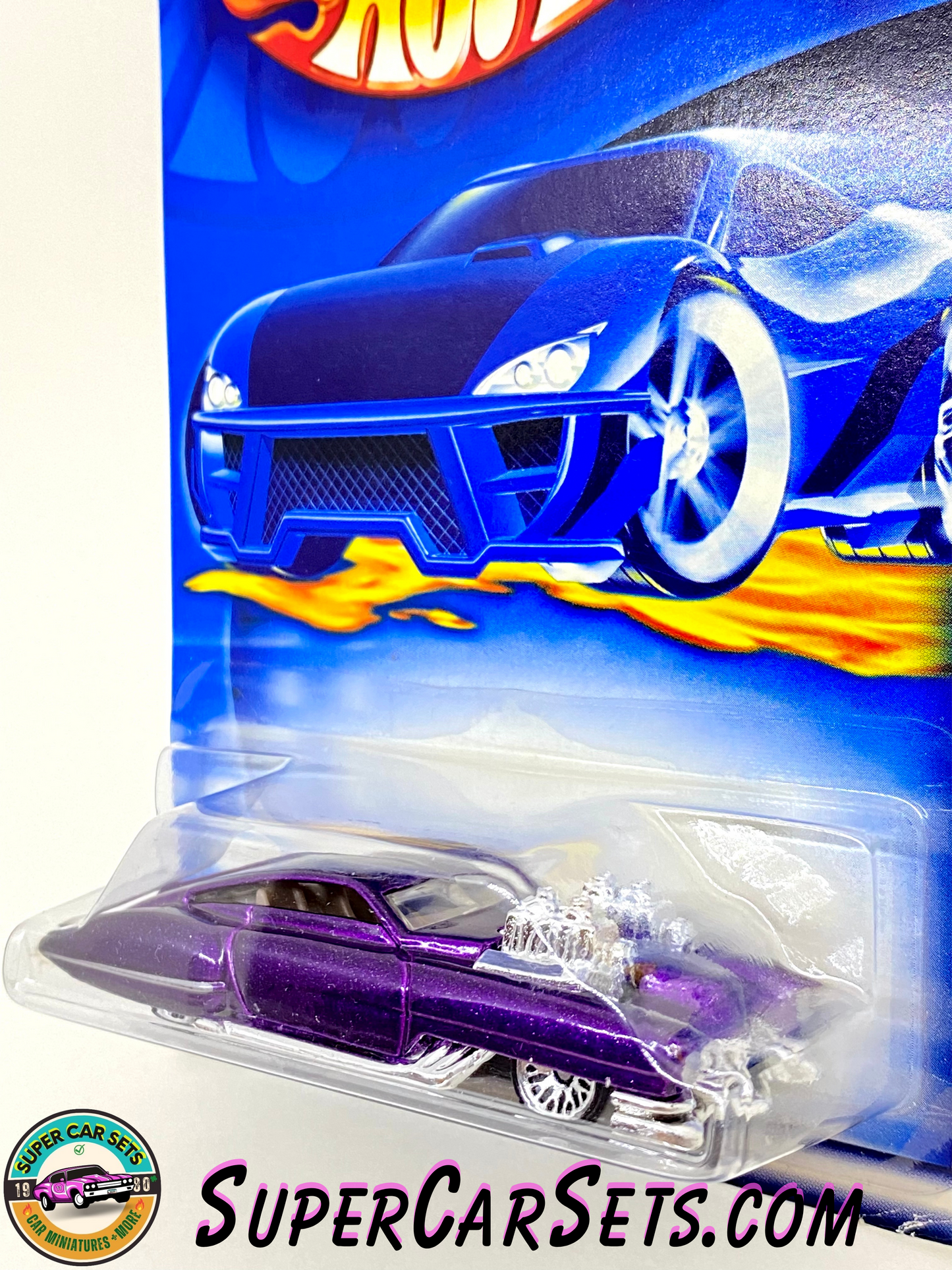 Hot Wheels (VINTAGE) (Year launched 2001) - Evil Twin (purple colour) (16/36) (#28747) (card aged)