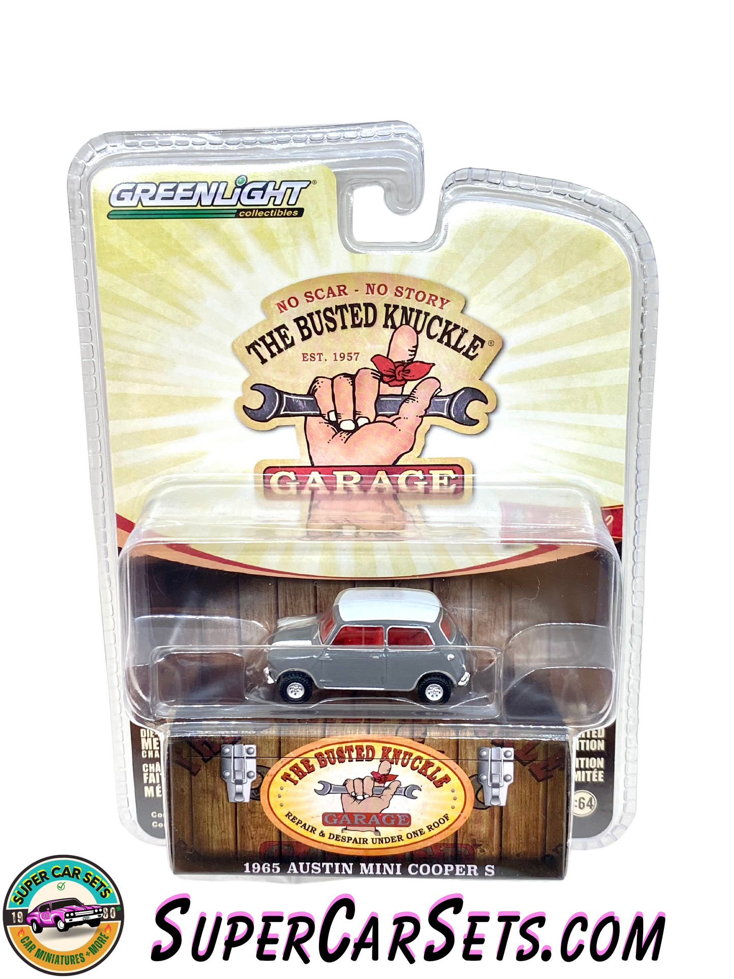 Busted Knuckle Garage - Series 2 - 1965 Austin Mini Cooper S - made by Greenlight