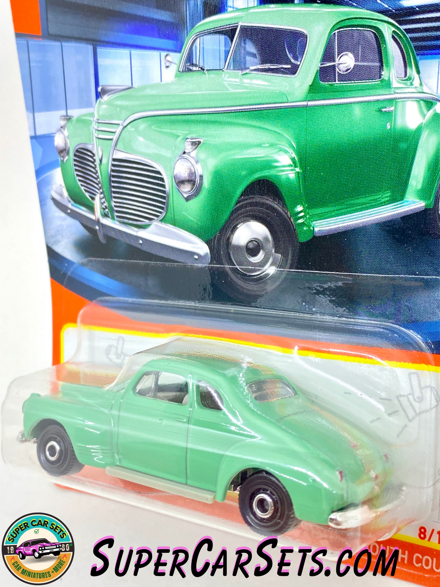 1941 Plymouth Coupe (8/100) (green colour) - Matchbox