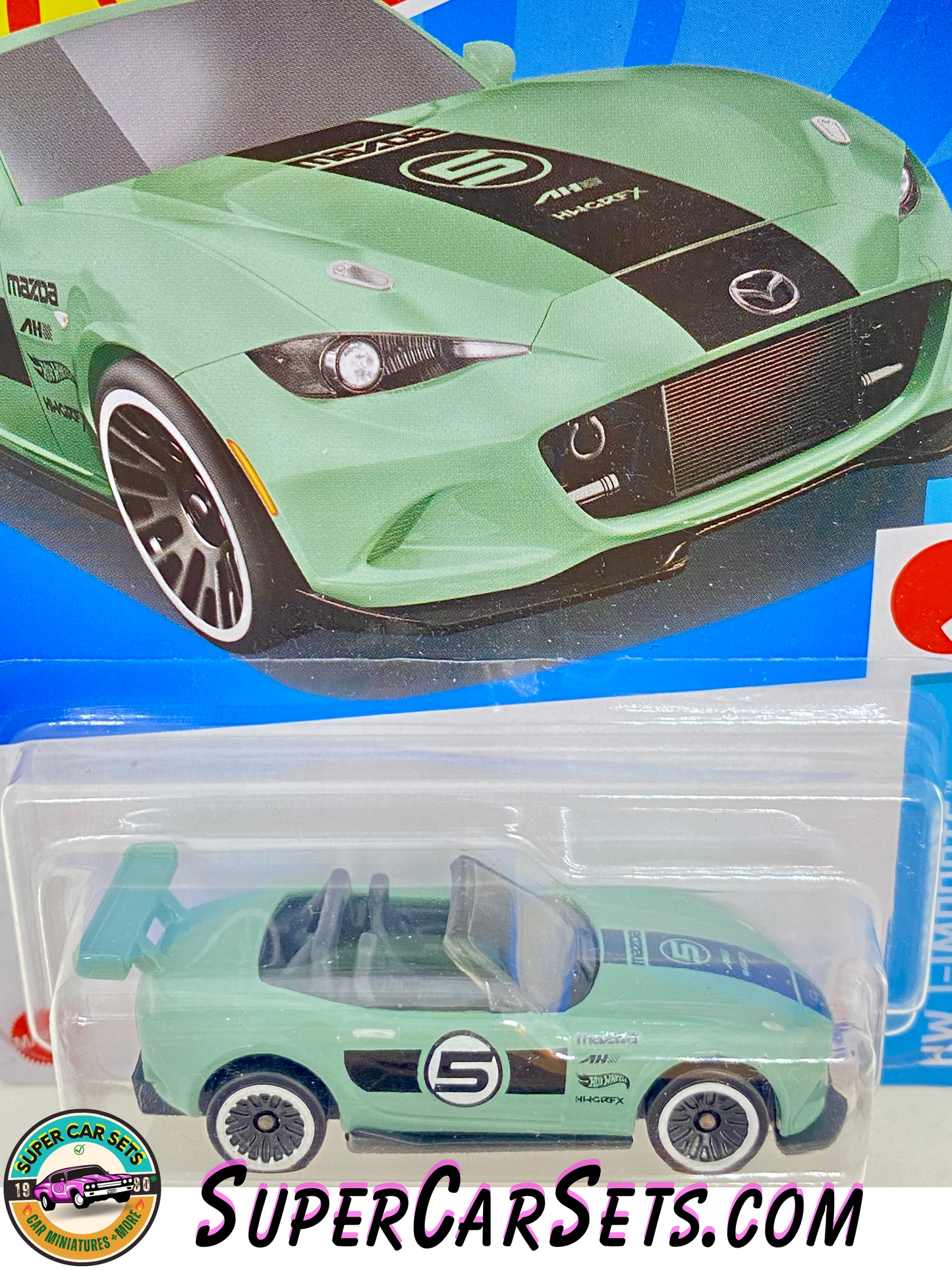 15 Mazda MX-5 Miata (green colour) - Hot Wheels HW J-Imports - 2024 (3/10) (69/250)