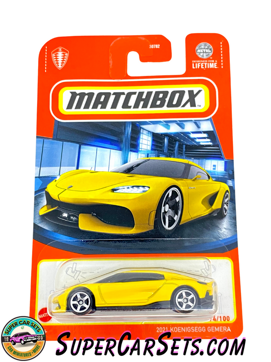 2021 Koenigsegg Gemera (74/100) (yellow colour) - Matchbox