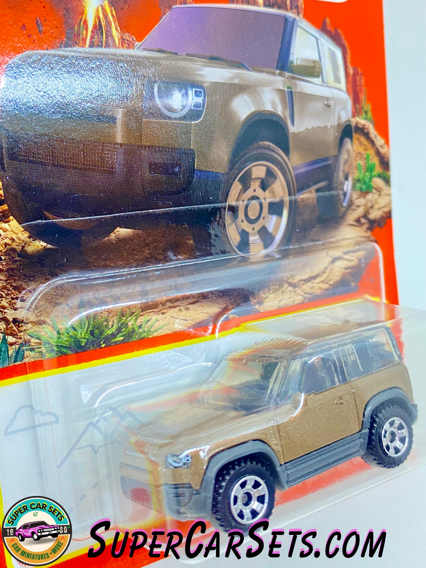 2020 Land Rover Defender 90 (brown colour) (81/100) - Matchbox