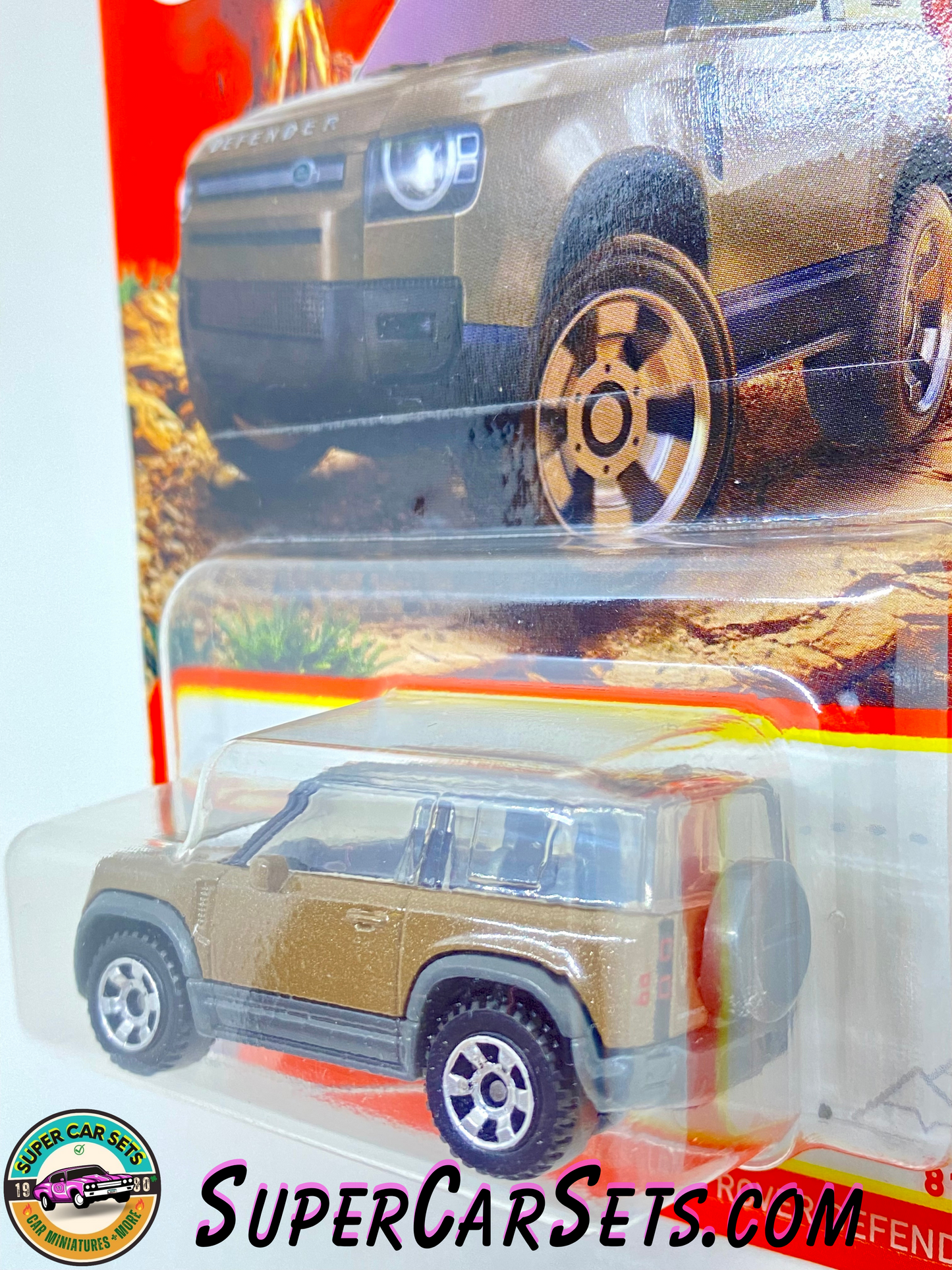 2020 Land Rover Defender 90 (brown colour) (81/100) - Matchbox