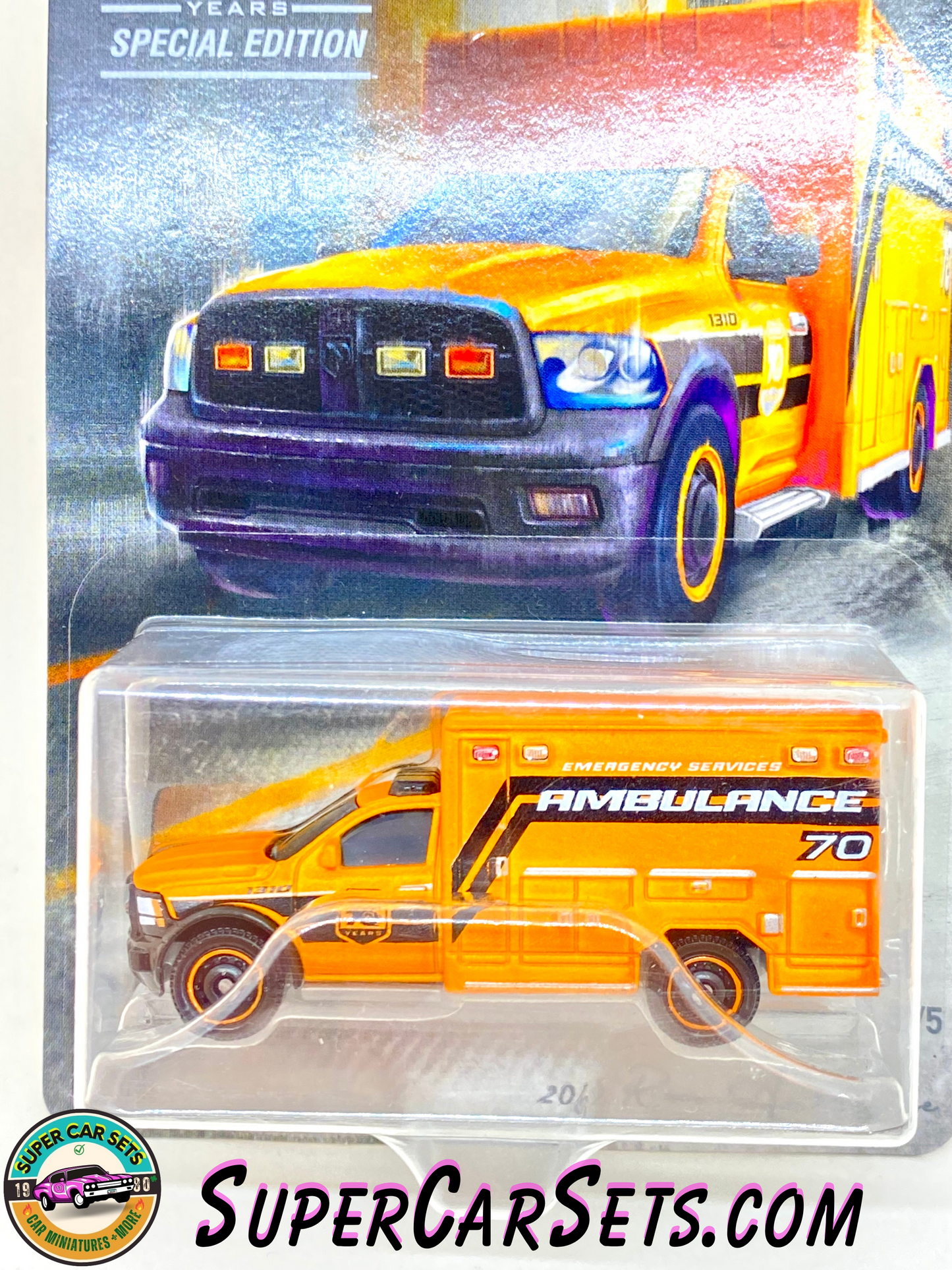 2019 RAM Ambulance (5/5) Matchbox Moving Parts 70 Years