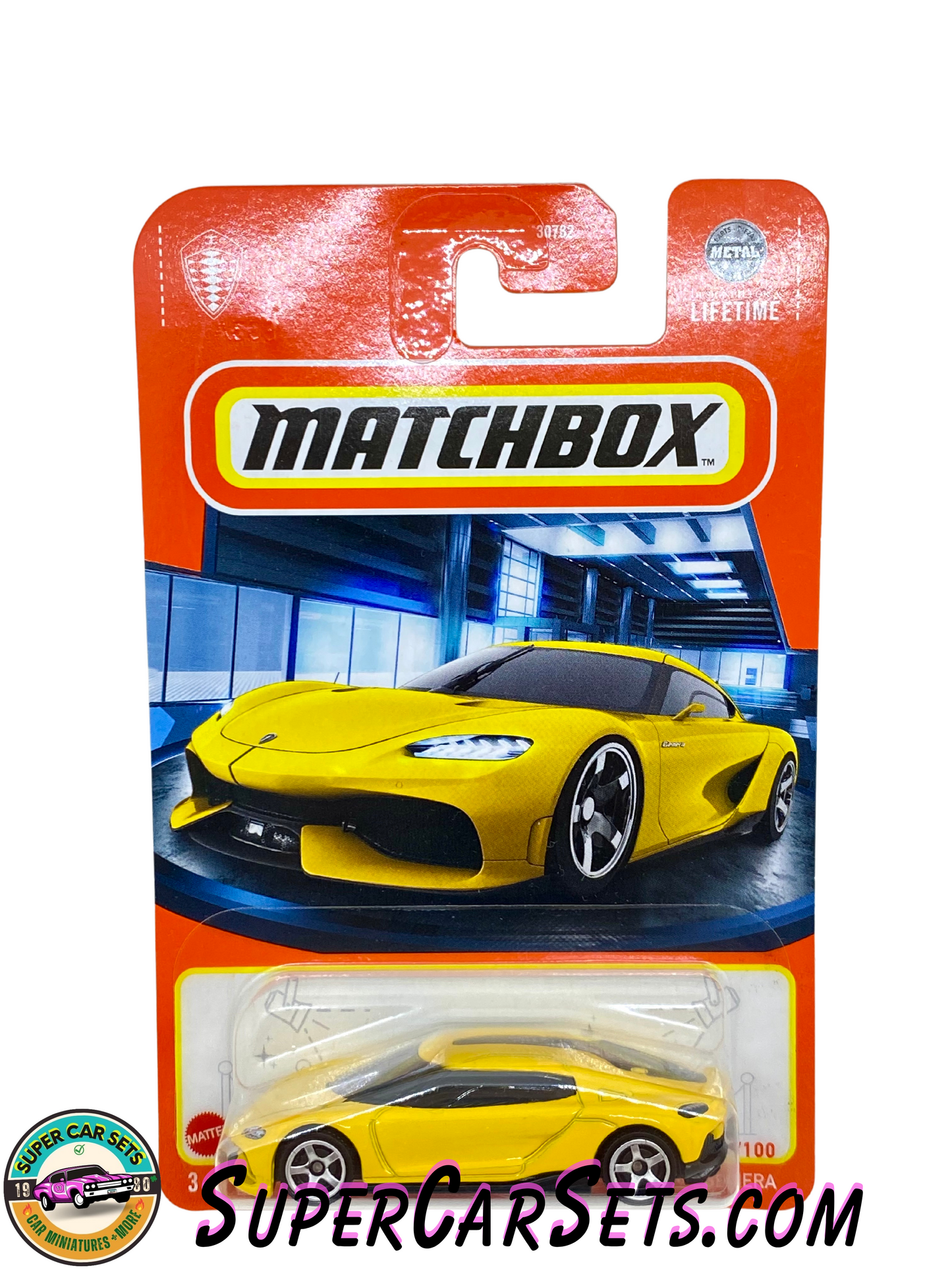 2021 Koenigsegg Gemera (74/100) (yellow colour) - Matchbox